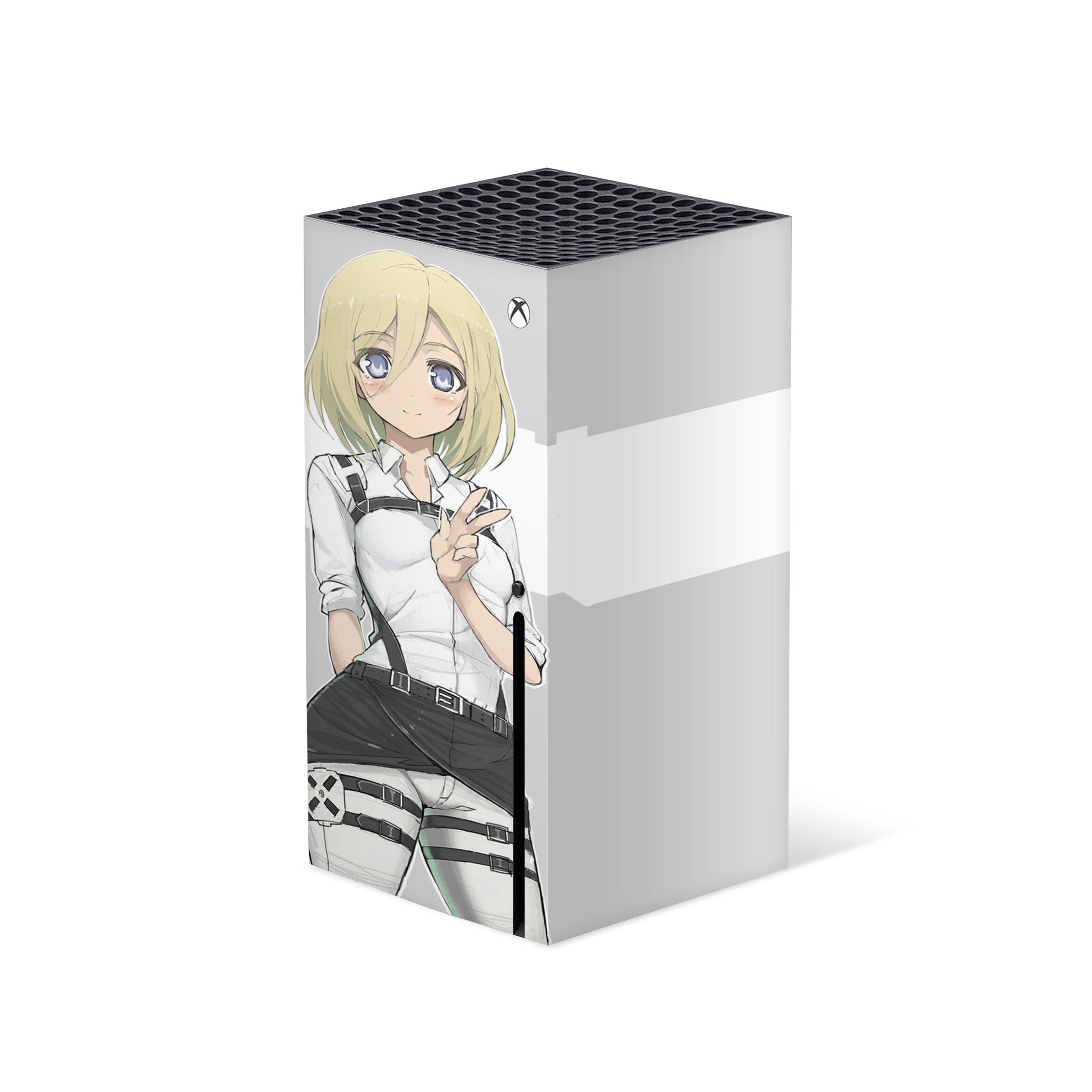 Customize Your Xbox Series X with Attack On Titan Historia Reiss Skin!  (Version 2)