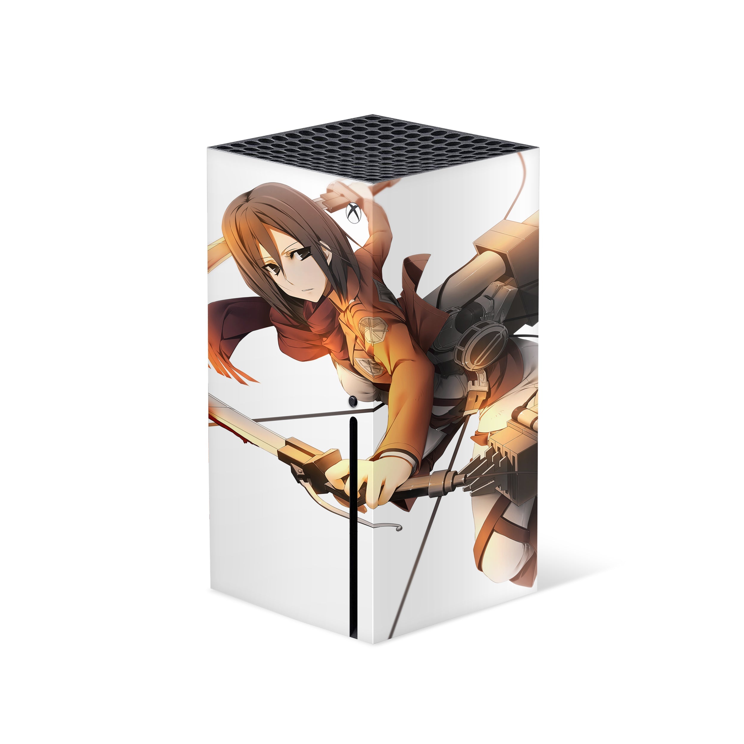 Customize Your Xbox Series X with Attack On Titan Mikasa Ackerman Skin!  (Version 4) – Gizmo Trims