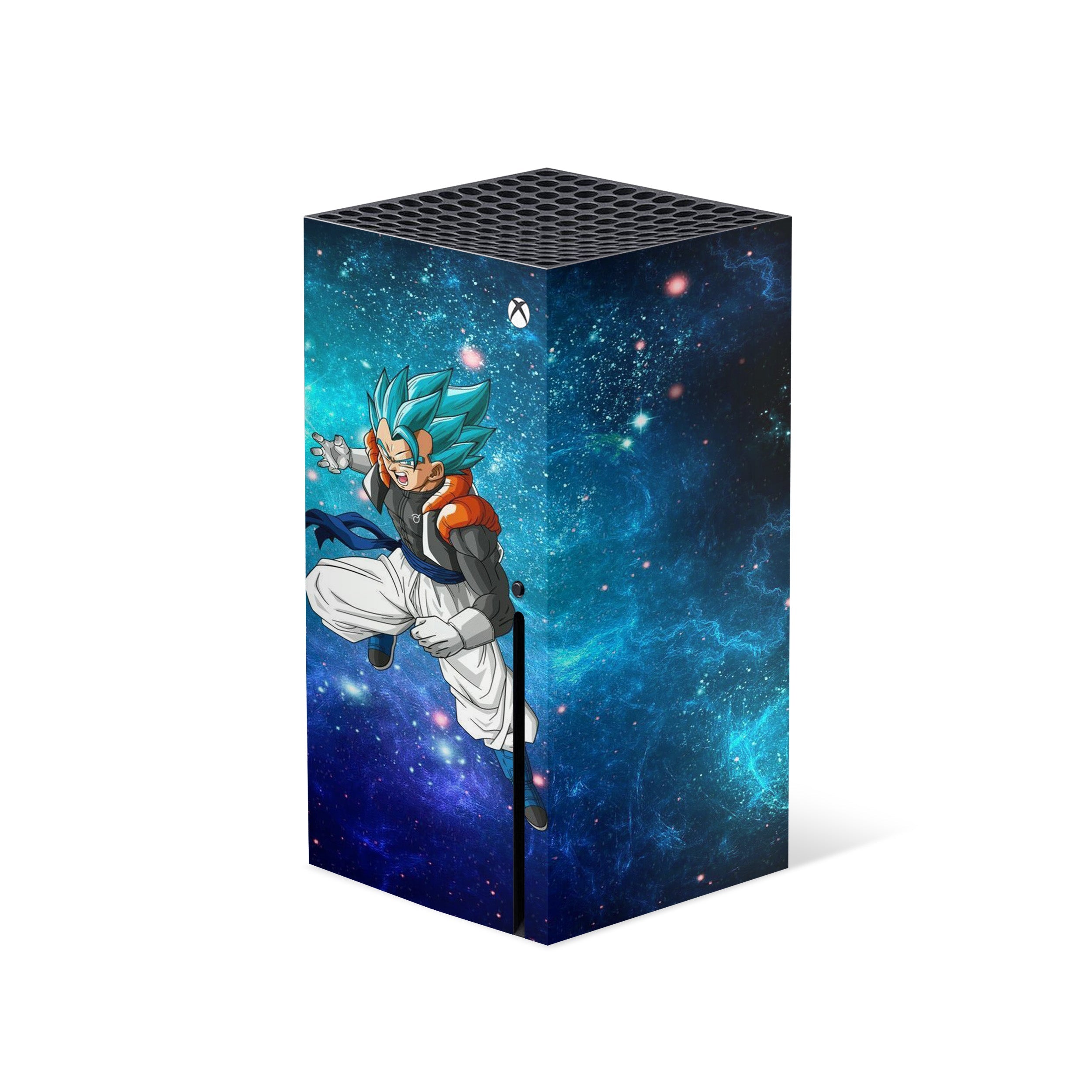 Customize Your Xbox Series X with Dragon Ball Super Gogeta Skin! (Version 1)