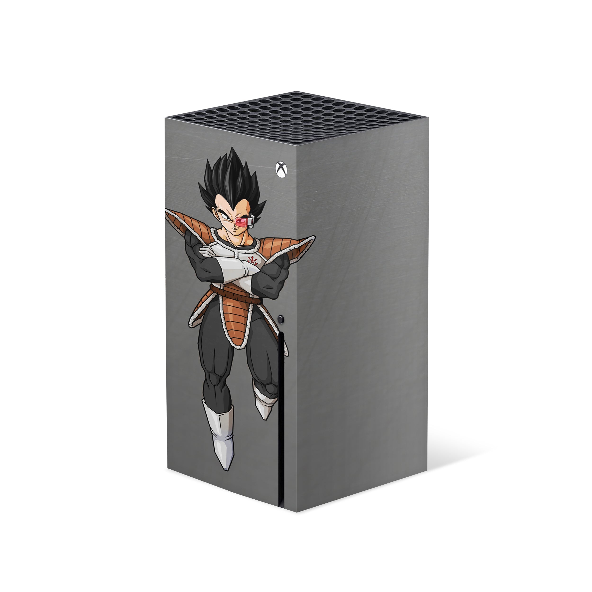 Customize Your Xbox Series X with Dragon Ball Z Vegeta Skin! (Version 3)