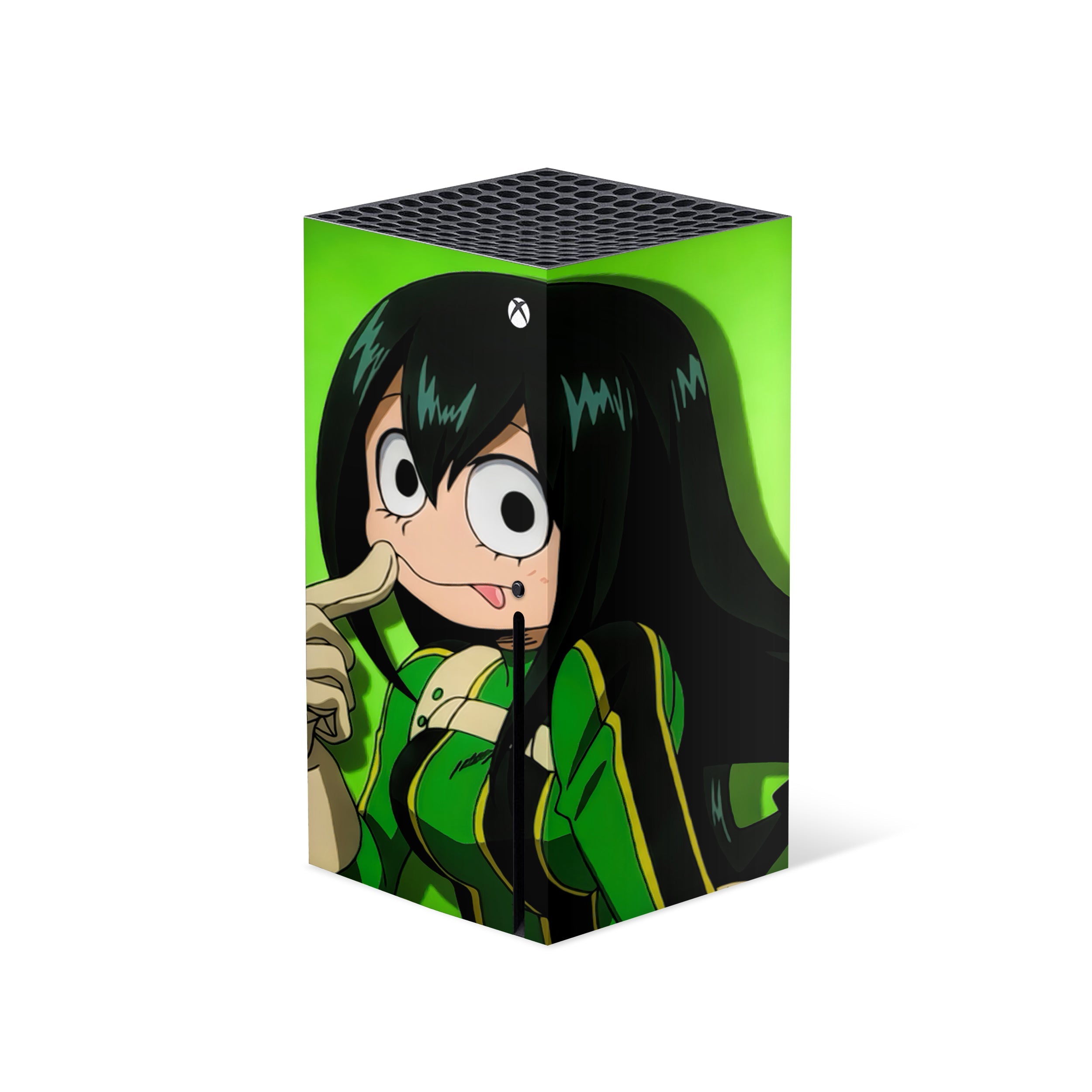 Customize Your Xbox Series X with My Hero Academia Tsuyu Asui Skin!  (Version 2)