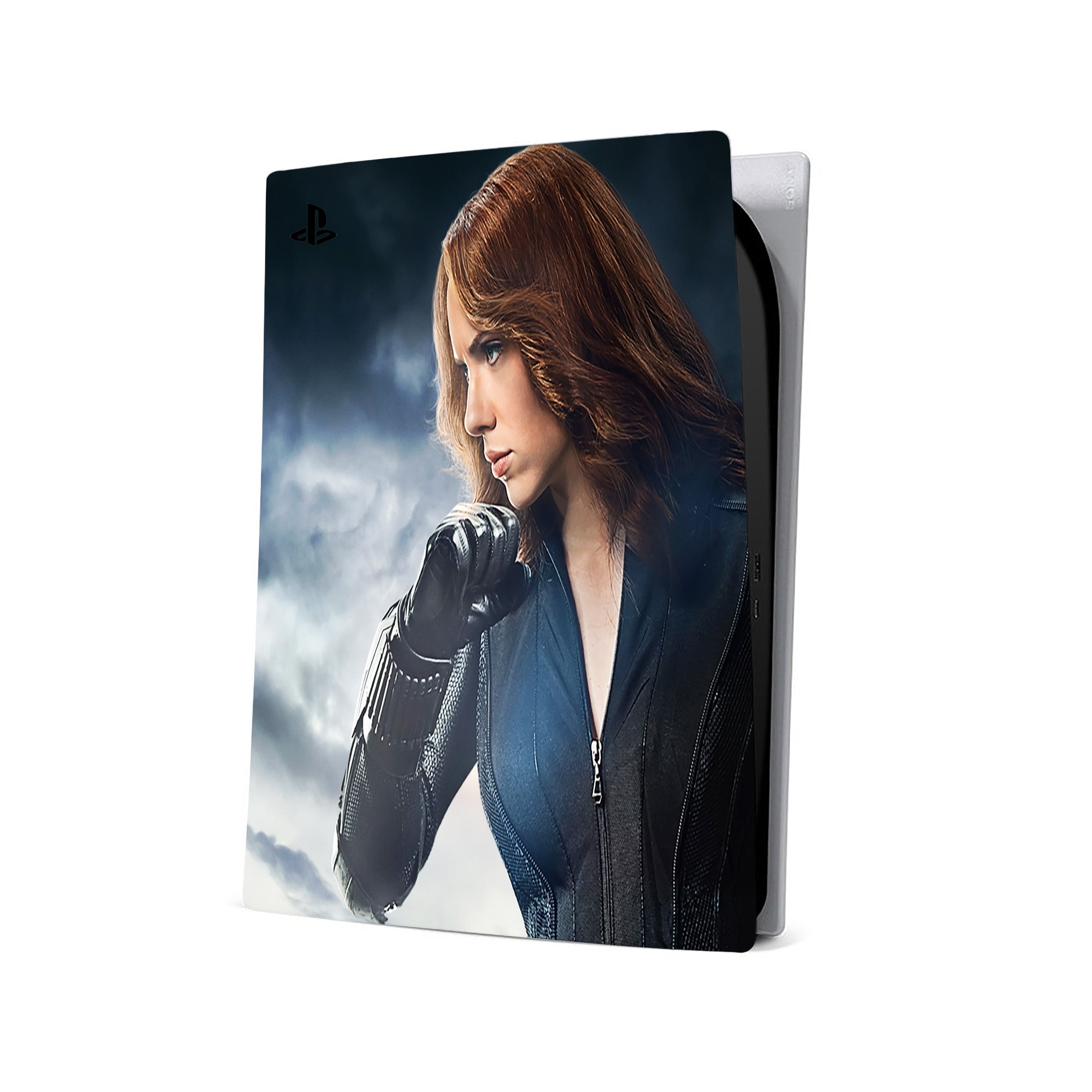 Customize Your PS5 with Marvel Black Widow Skin! (Version 2)