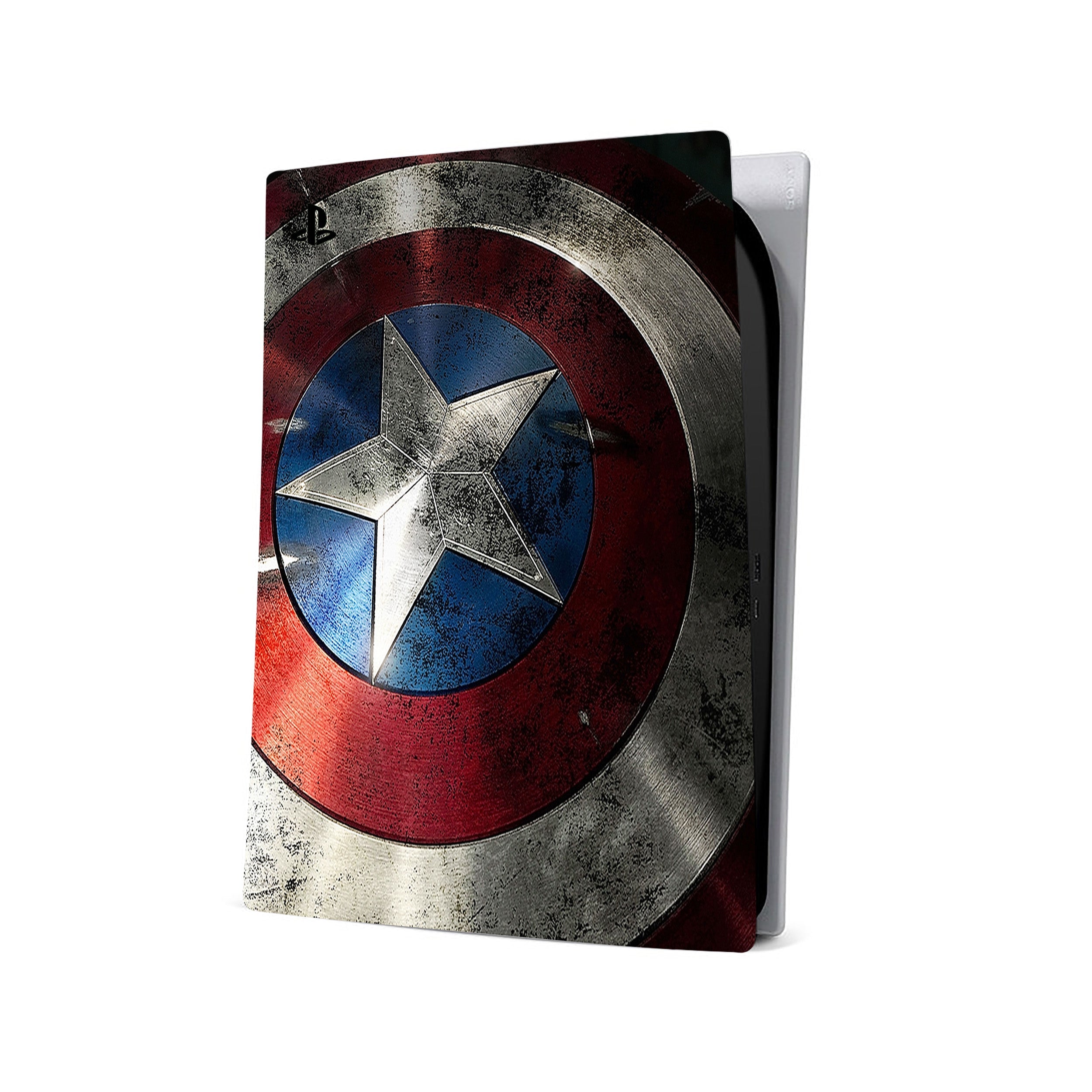 Customize Your PS5 with Marvel Captain America Skin! (Version 6)