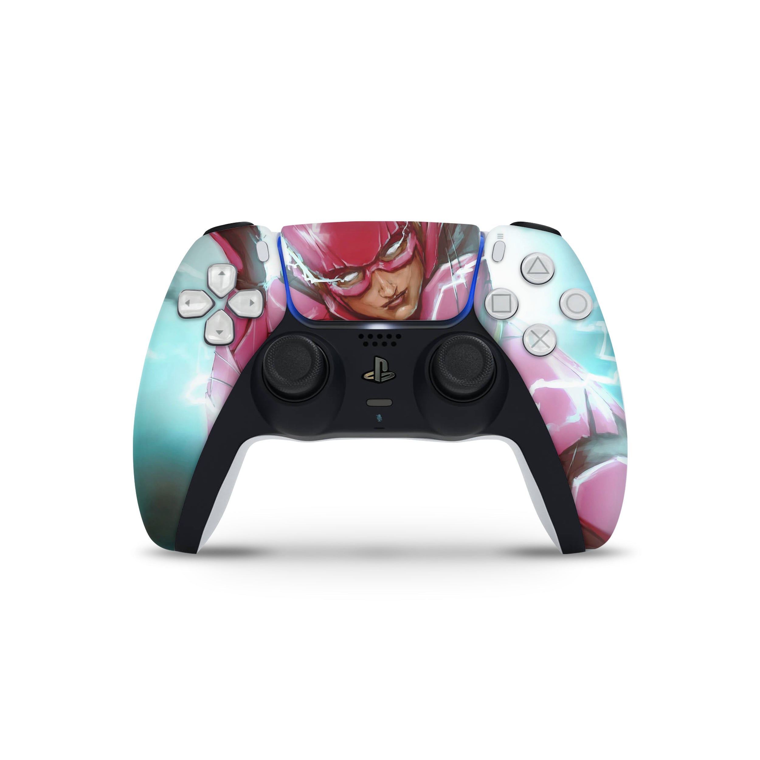 Customize Your PS5 DualSense Controller with Marvel Flash Skin! (Version 1)