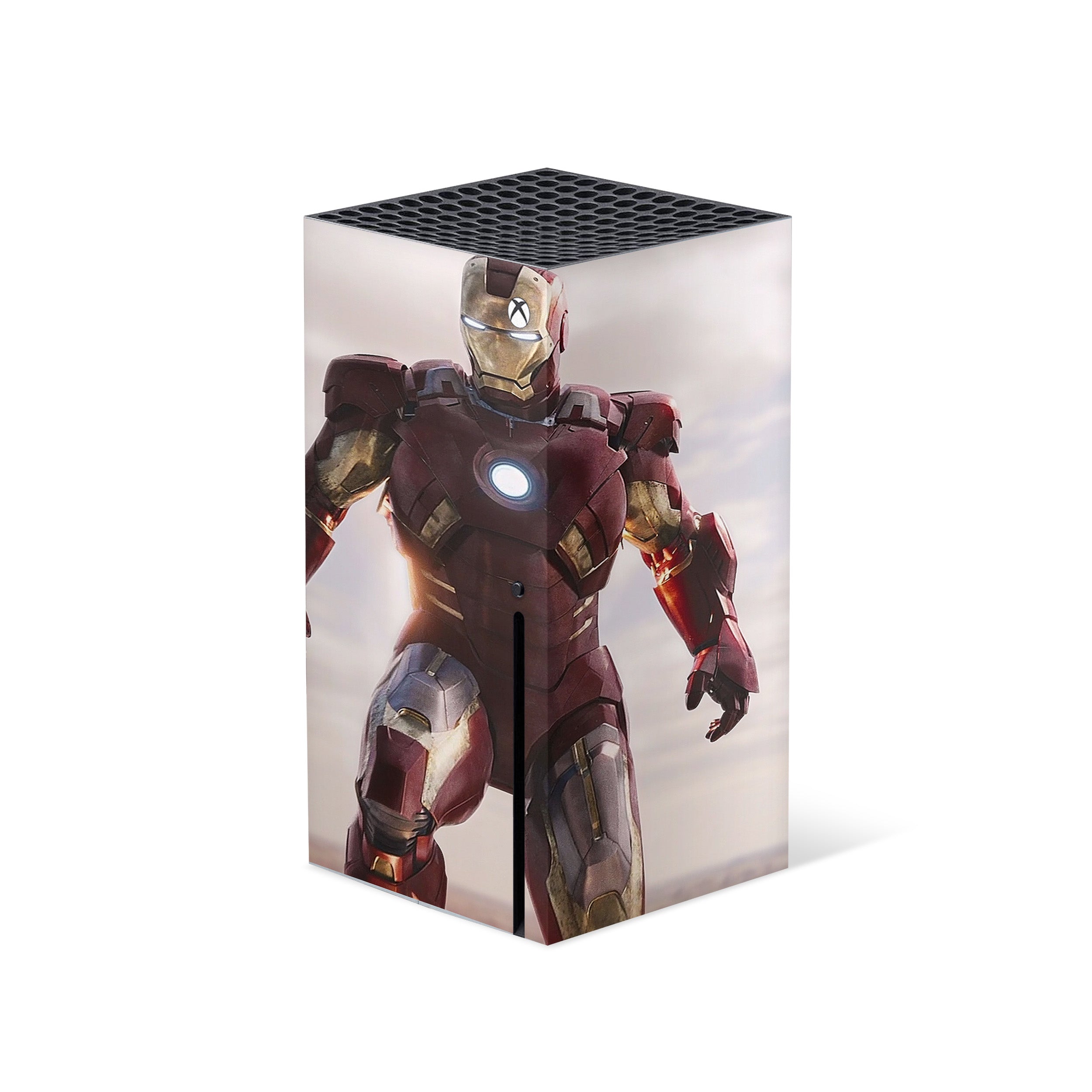 Customize Your Xbox Series X with Marvel Iron Man Skin! (Version 7)