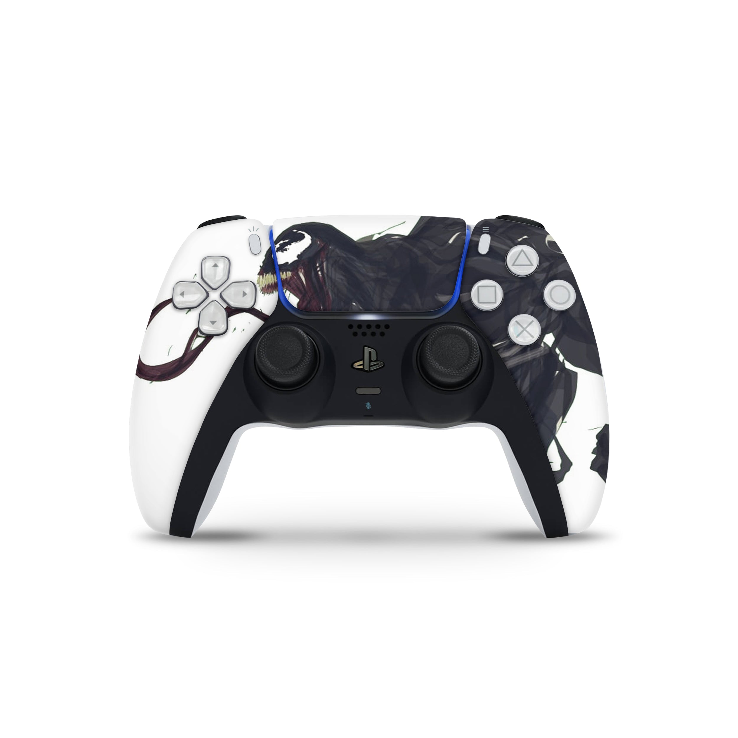 Customize Your PS5 DualSense Controller with Marvel Venom Skin! (Version 3)