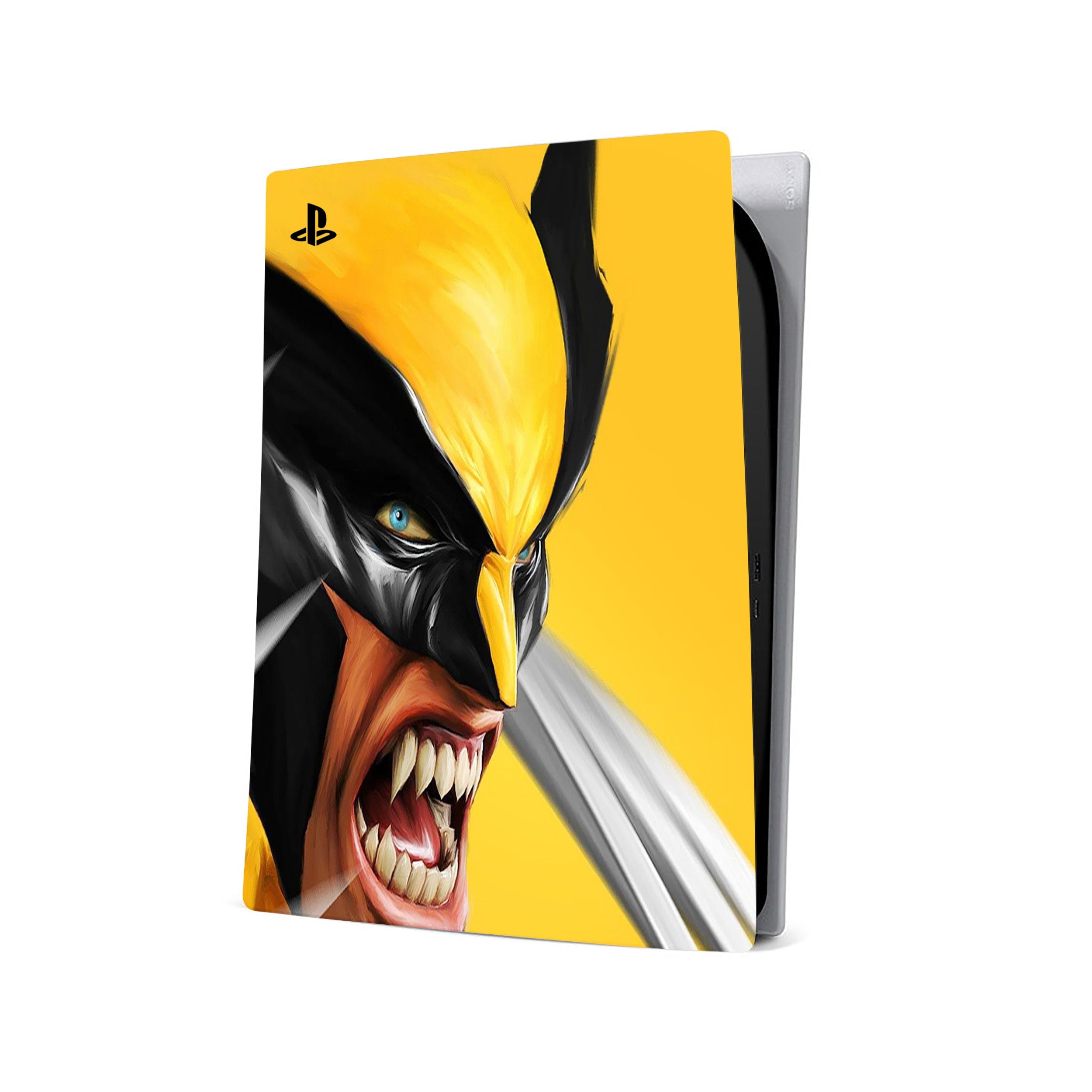 Customize Your PS5 with Marvel X Men Wolverine Skin! (Version 2)