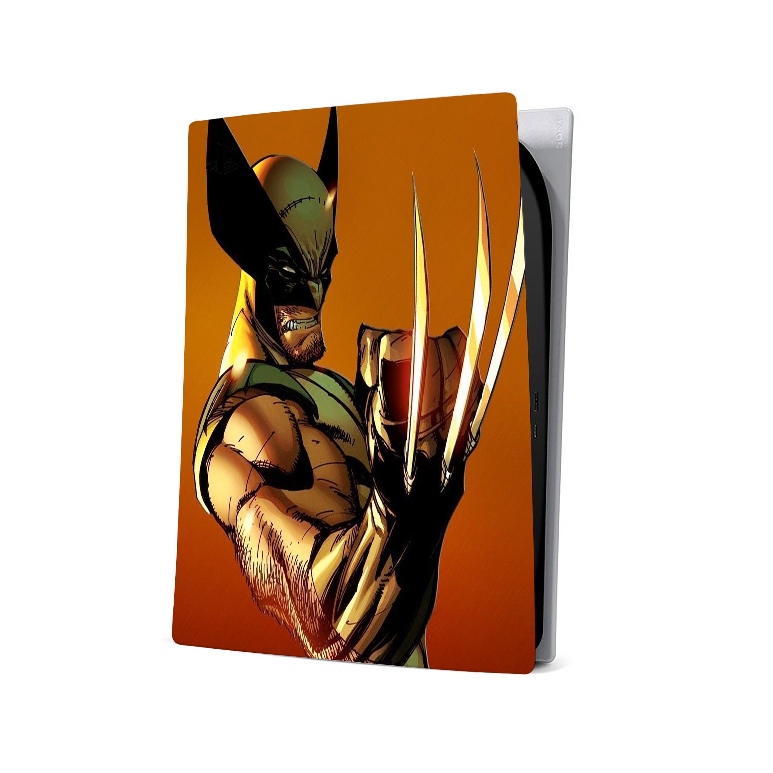 Customize Your PS5 with Marvel X Men Wolverine Skin! (Version 3)