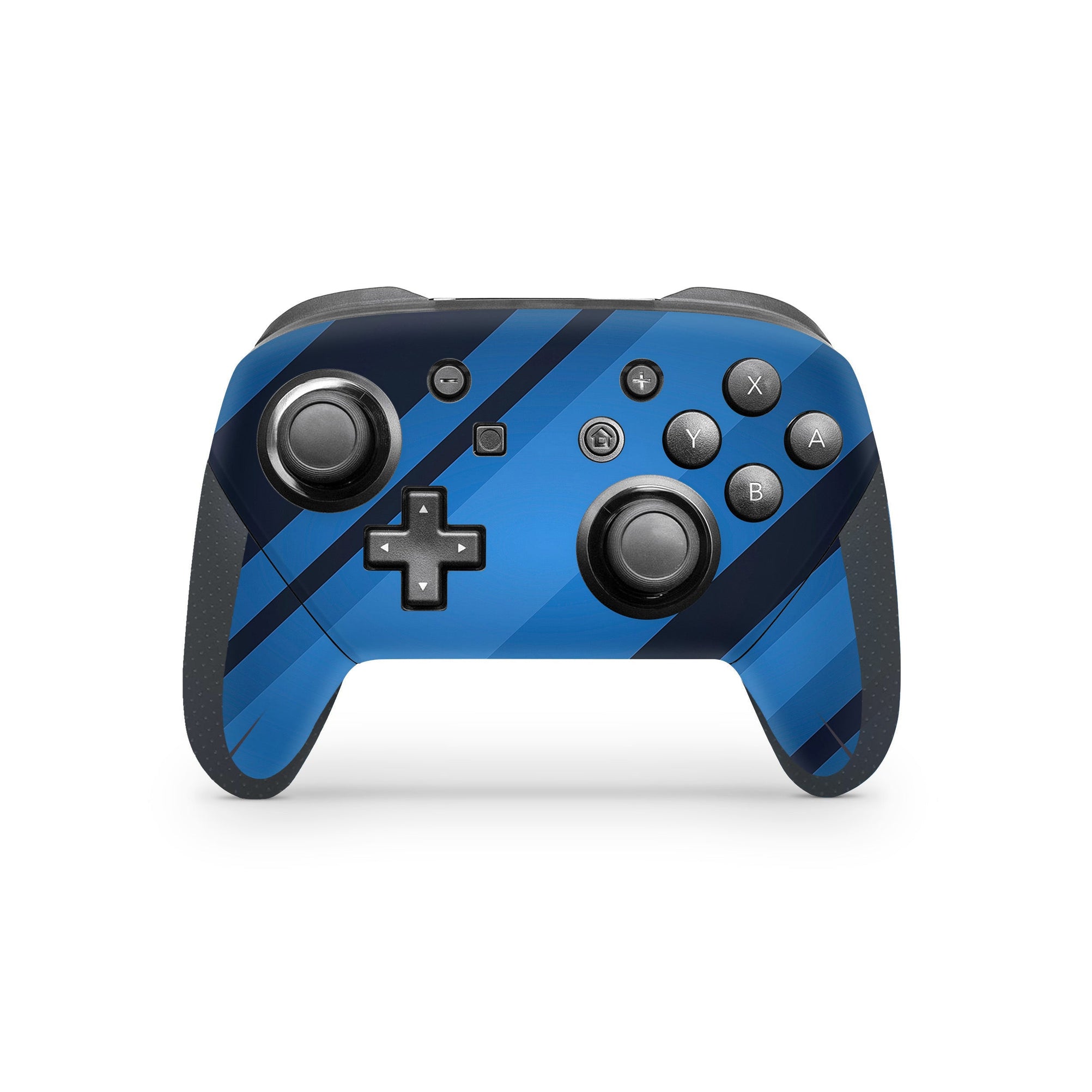 A video game skin featuring a Neon Flow design for the Nintendo Switch Pro Controller.