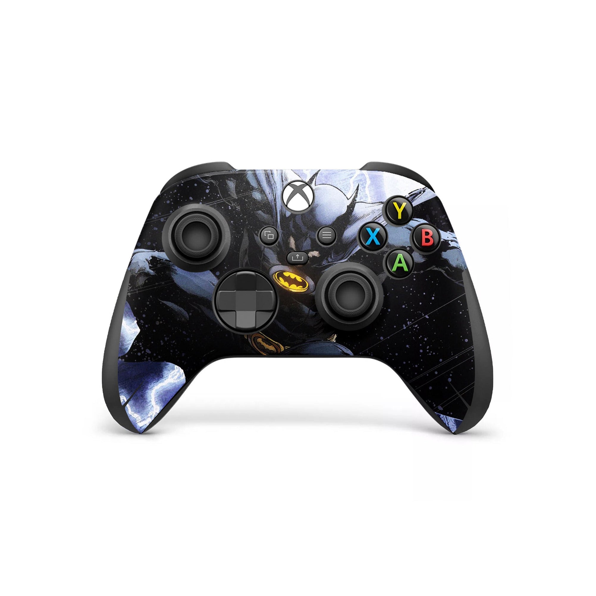 A video game skin featuring a Midnight Vigilante 3 design for the Xbox Series X Controller.