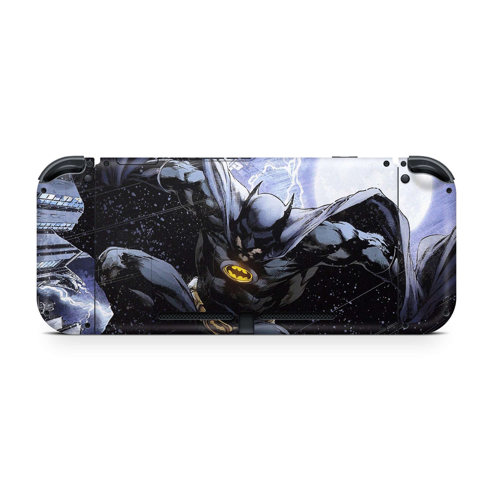 A video game skin featuring a Midnight Vigilante 3 design for the Nintendo Switch.