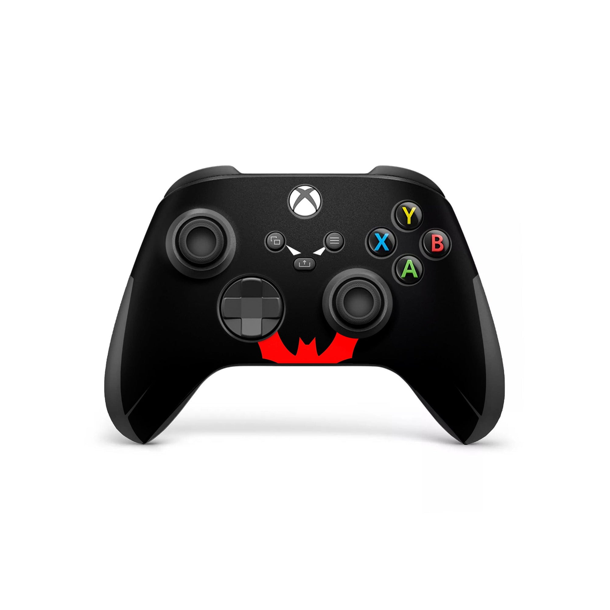 A video game skin featuring a Midnight Vigilante 4 design for the Xbox Series Wireless Controller.