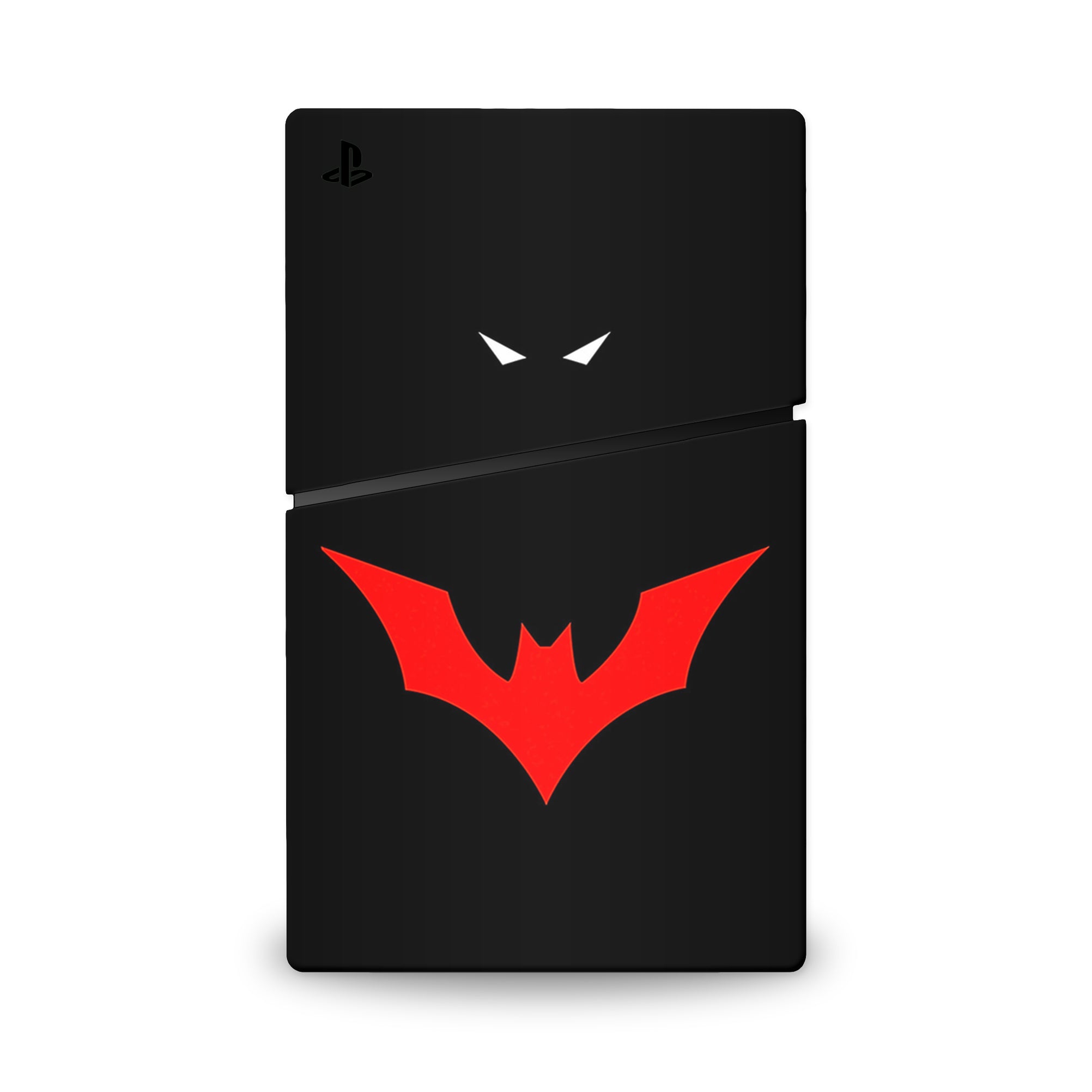 A video game skin featuring a Midnight Vigilante 4 design for the PS5 Slim.