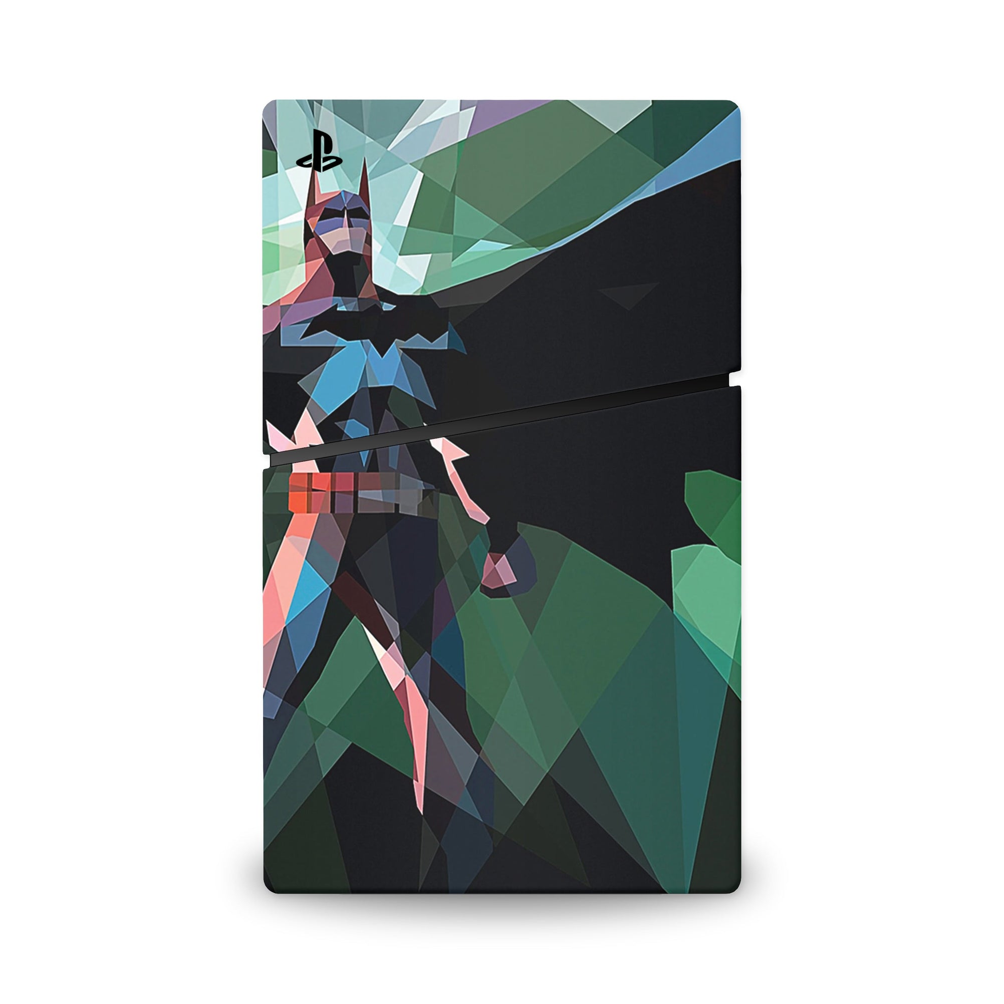 A video game skin featuring a Midnight Vigilante 5 design for the PS5 Slim Digital.