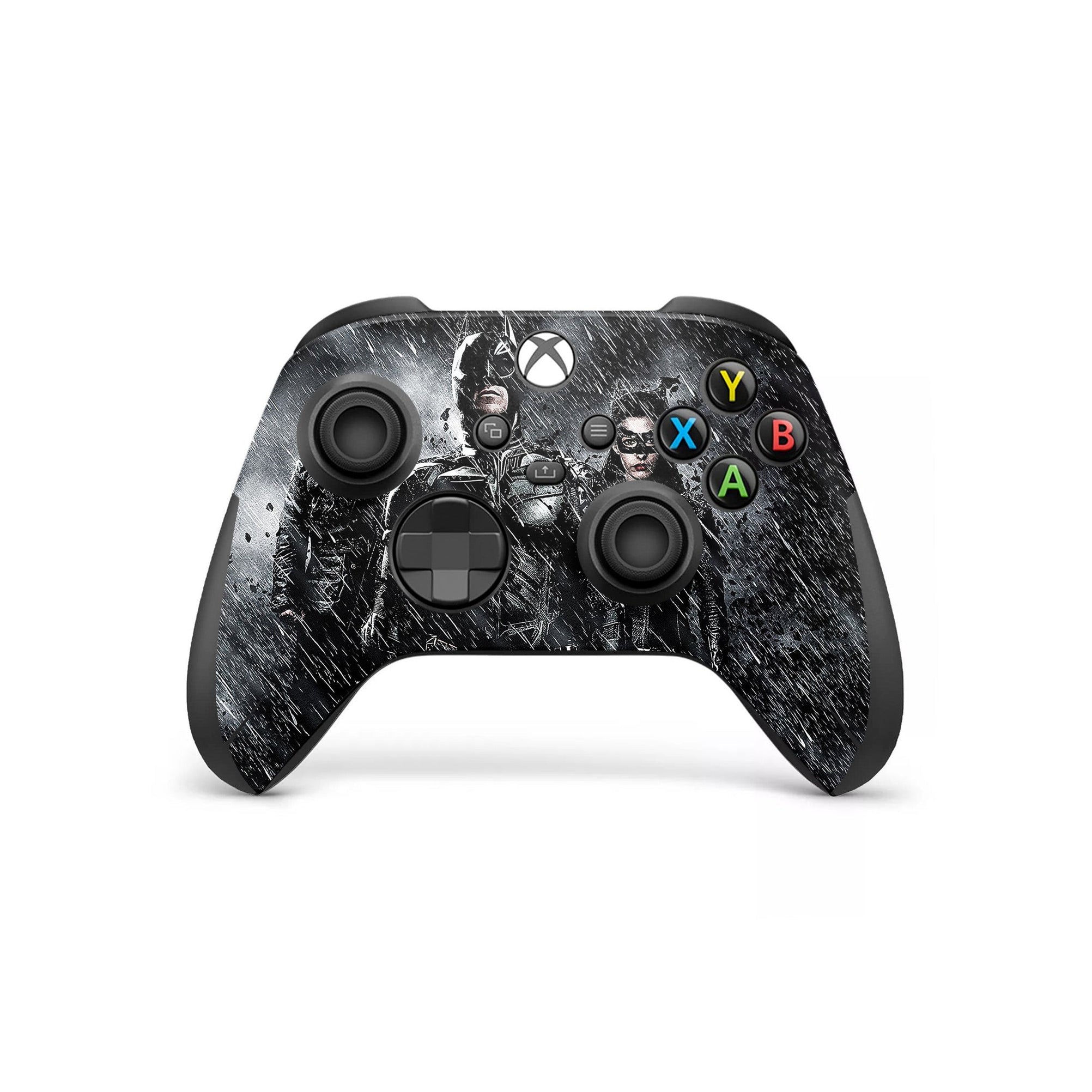 A video game skin featuring a Midnight Vigilante 6 design for the Xbox Series Wireless Controller.