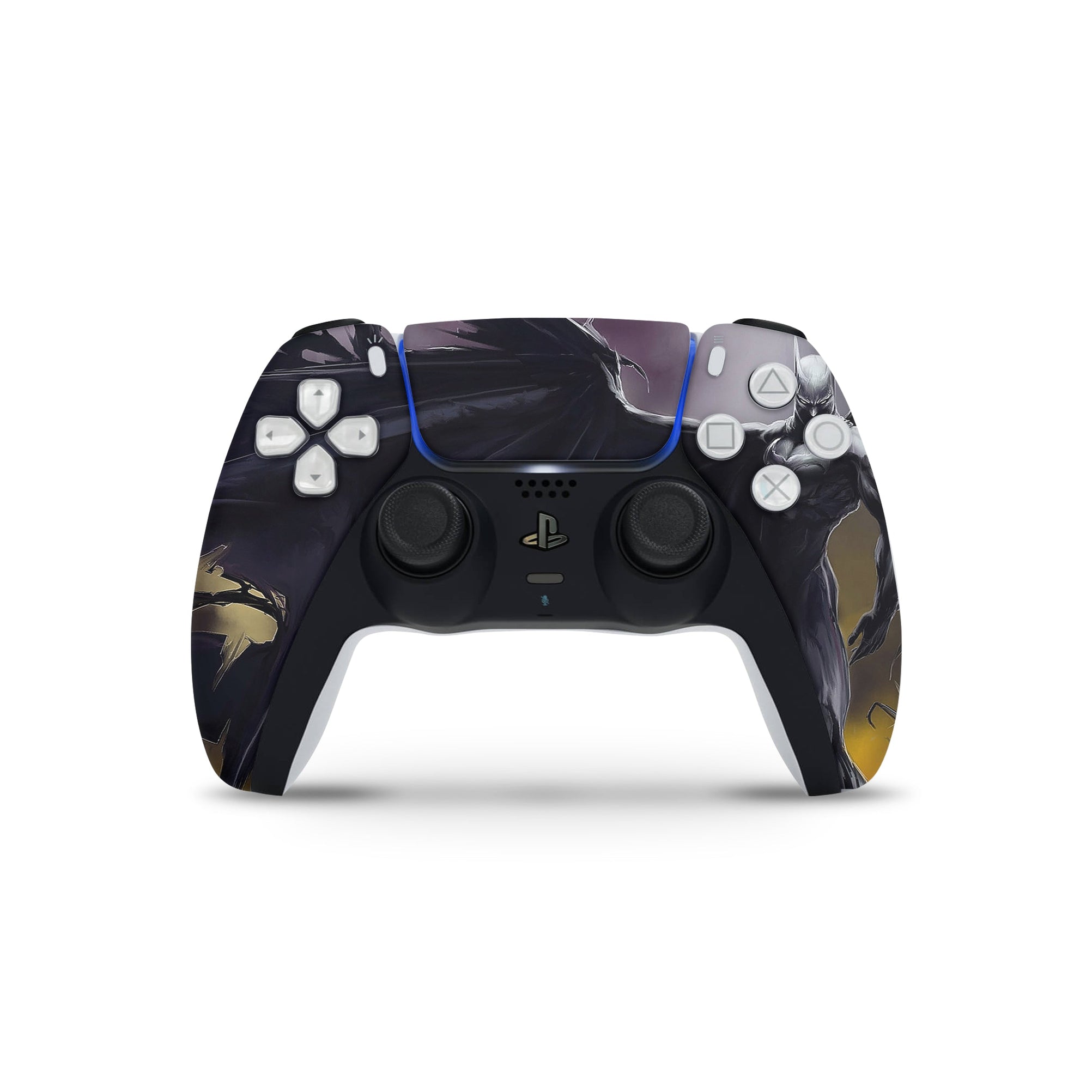 A video game skin featuring a Midnight Vigilante 7 design for the PS5 Controller.