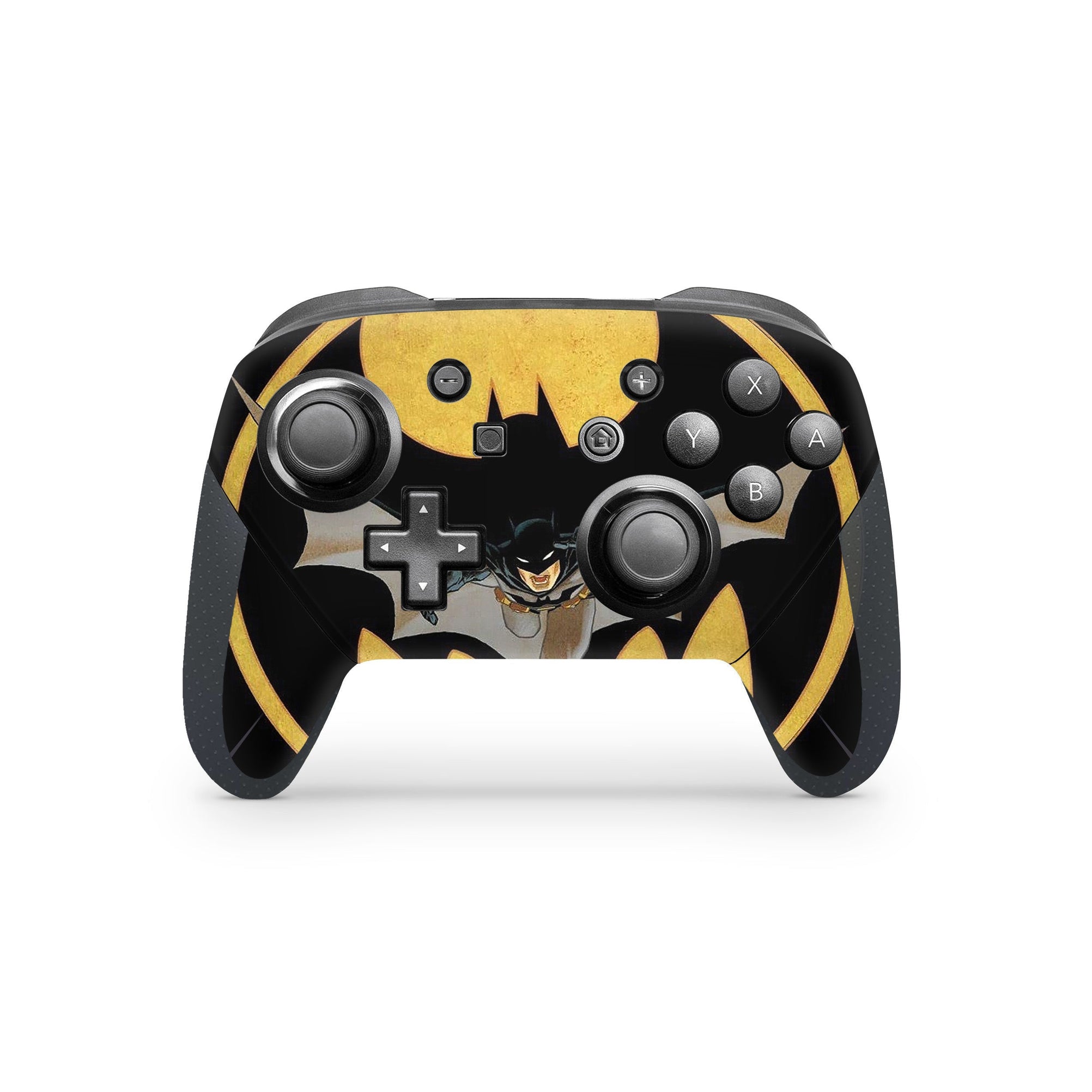 A video game skin featuring a Midnight Vigilante 8 design for the Nintendo Switch Pro Controller.