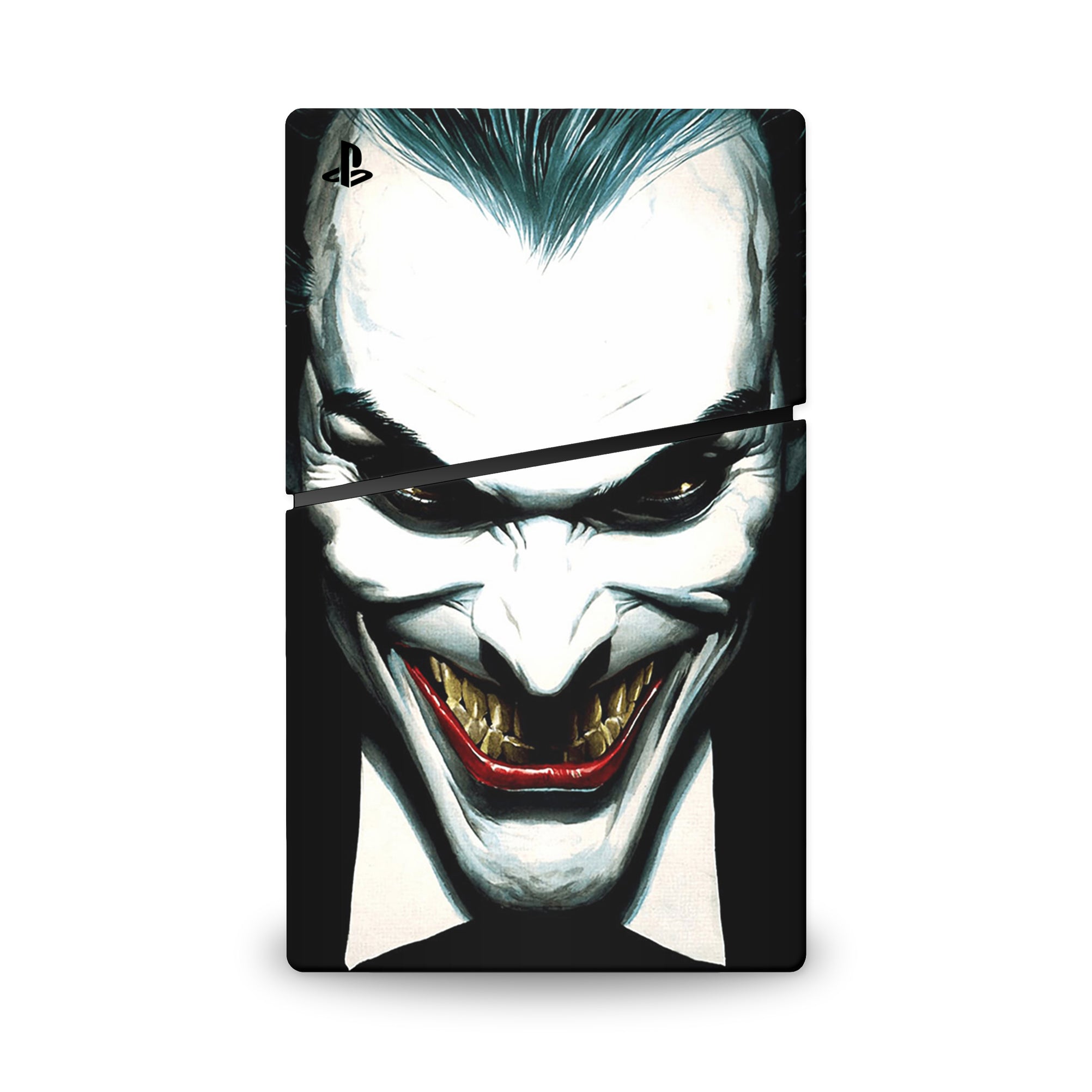 A video game skin featuring a Chaotic Clown King of Crime 5 design for the PS5 Slim.