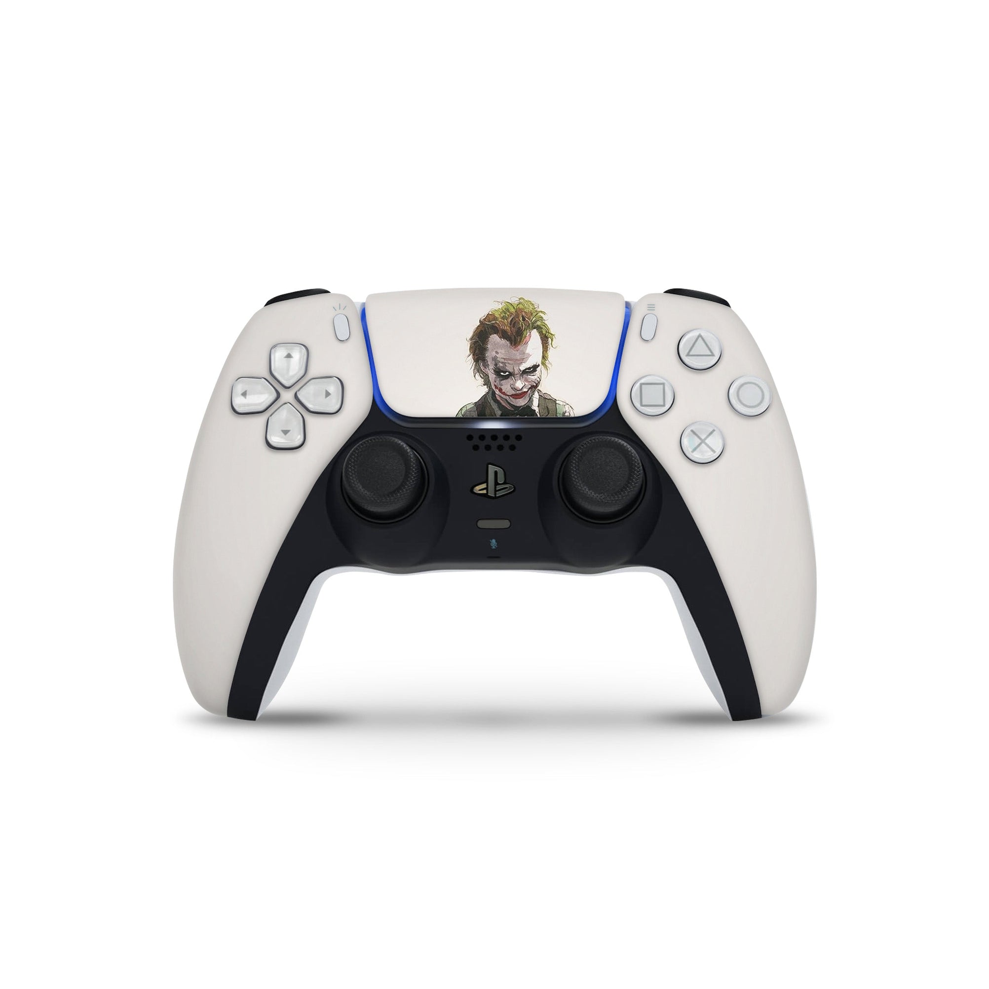 A video game skin featuring a Chaotic Clown King of Crime 9 design for the PS5 Controller.