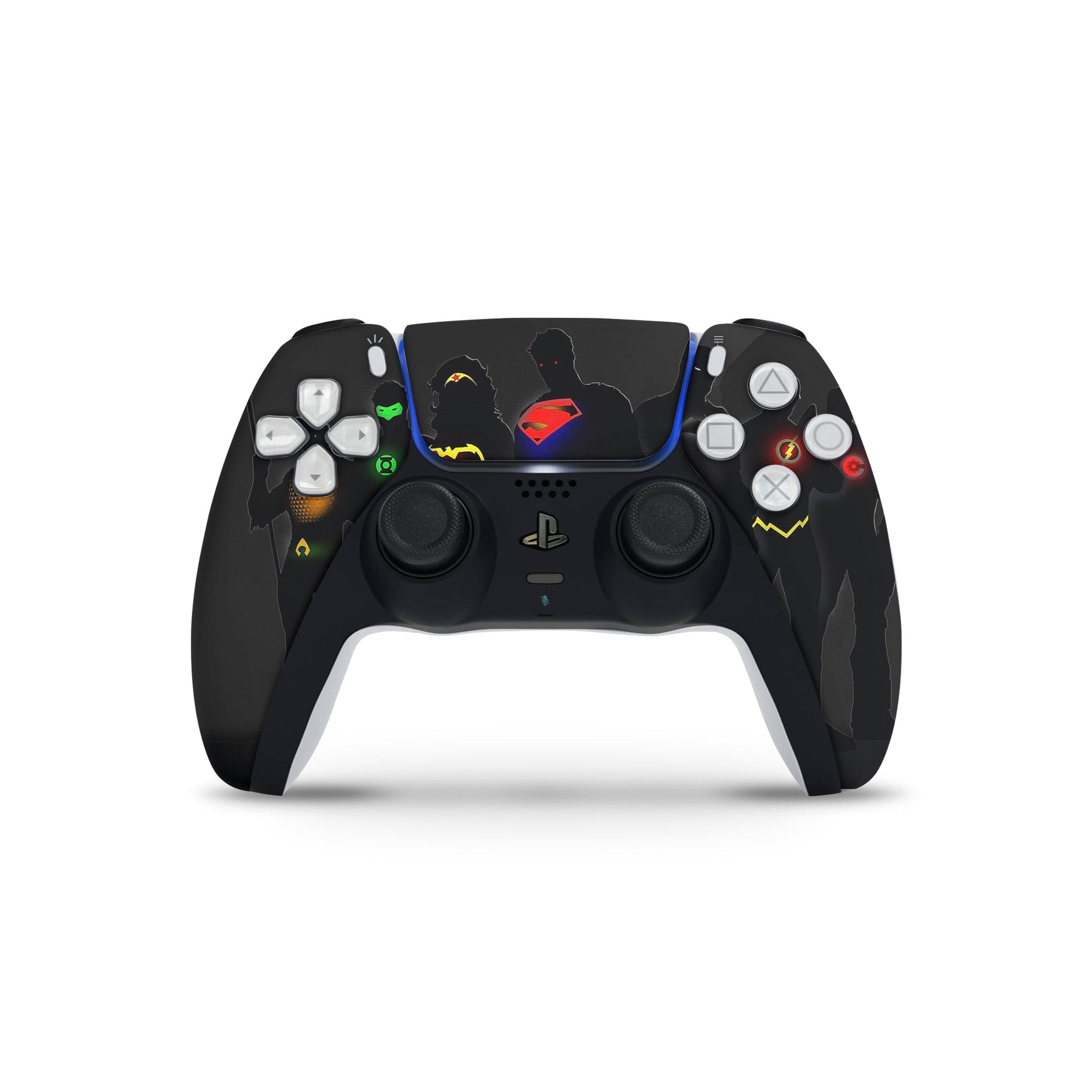 A video game skin featuring a Earth's Defenders design for the PS5 Controller.