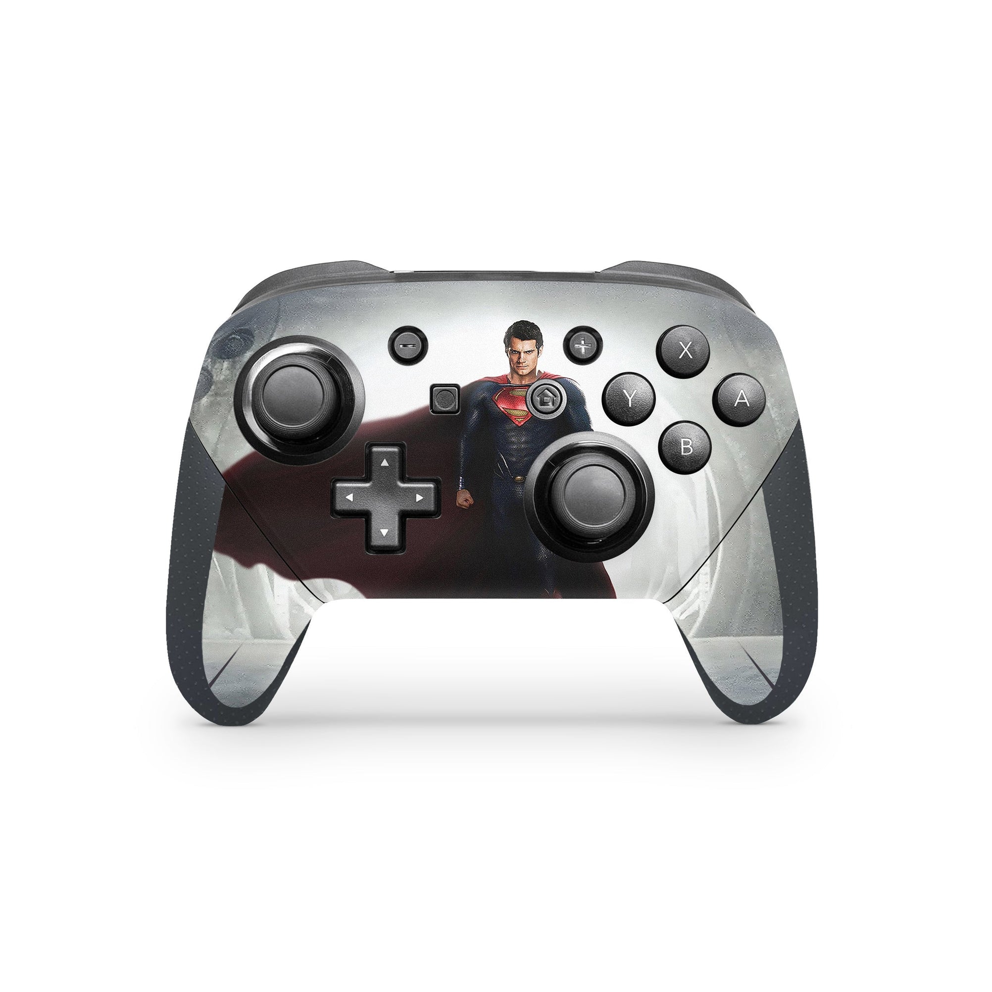 A video game skin featuring a Steel Guardian design for the Nintendo Switch Pro Controller.