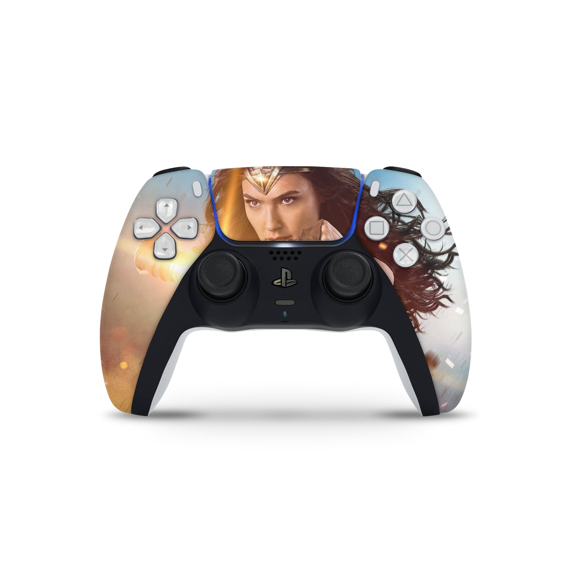 A video game skin featuring a Amazonian Warrior 1 design for the PS5 Controller.