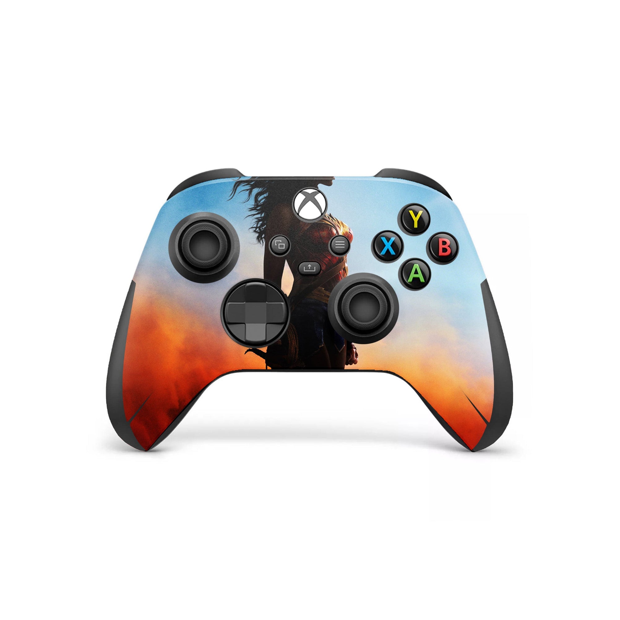 A video game skin featuring a Amazonian Warrior 3 design for the Xbox Series Wireless Controller.