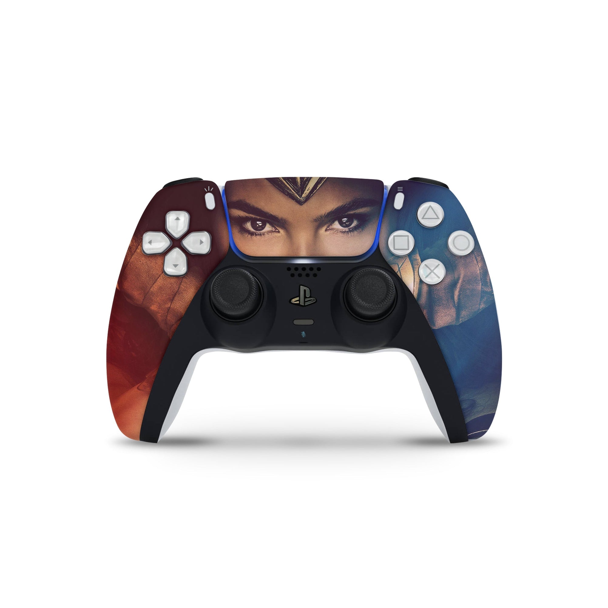 A video game skin featuring a Amazonian Warrior 4 design for the PS5 Controller.