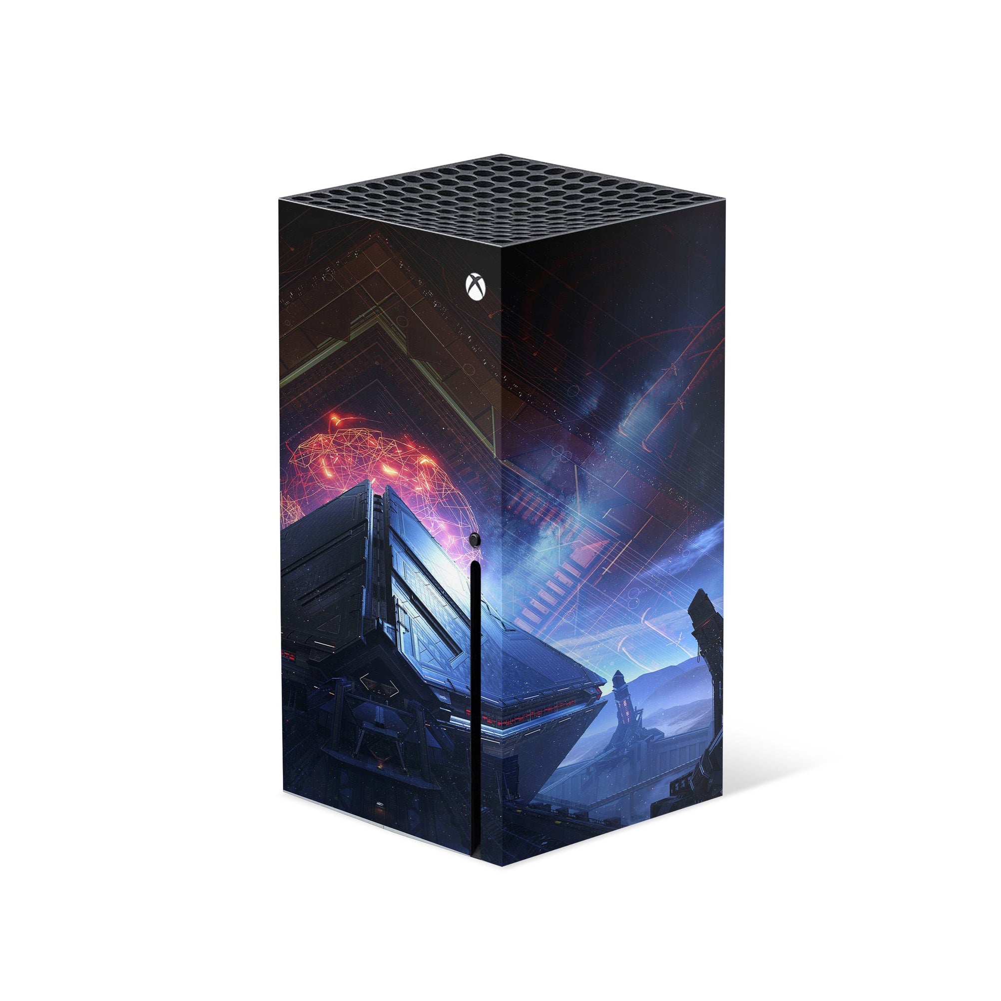 A video game skin featuring a Galaxy's Guardian 2 1 design for the Xbox Series X.