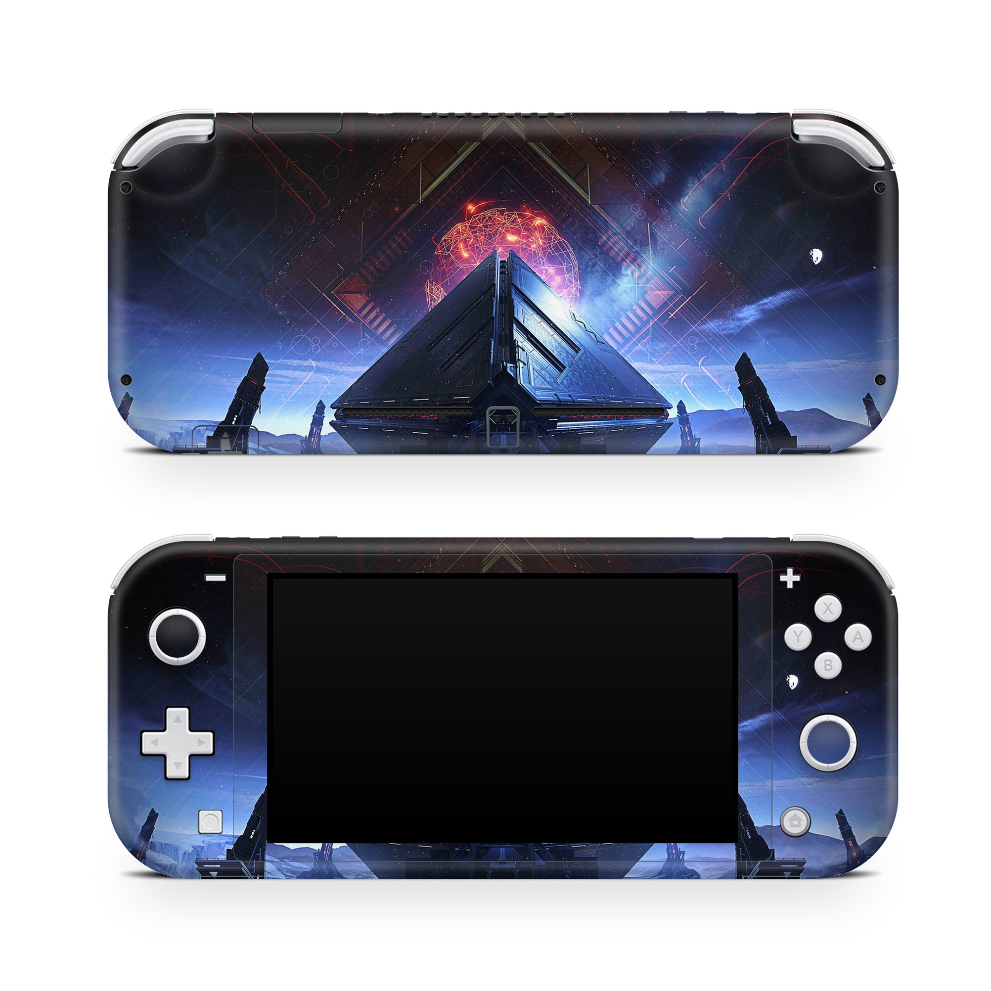 A video game skin featuring a Galaxy's Guardian 2 1 design for the Nintendo Switch Lite.