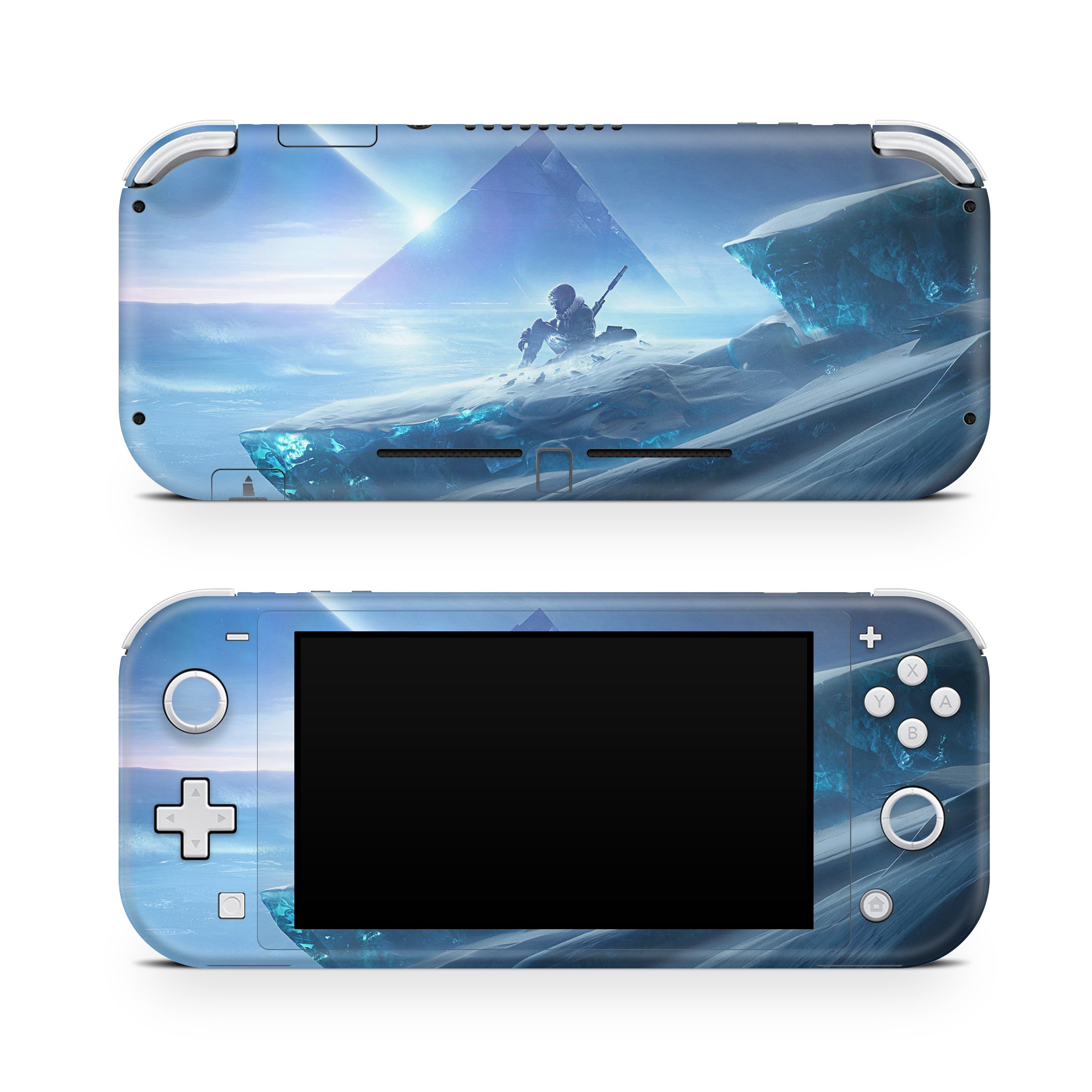 A video game skin featuring a Galaxy's Guardian 2 design for the Nintendo Switch Lite.