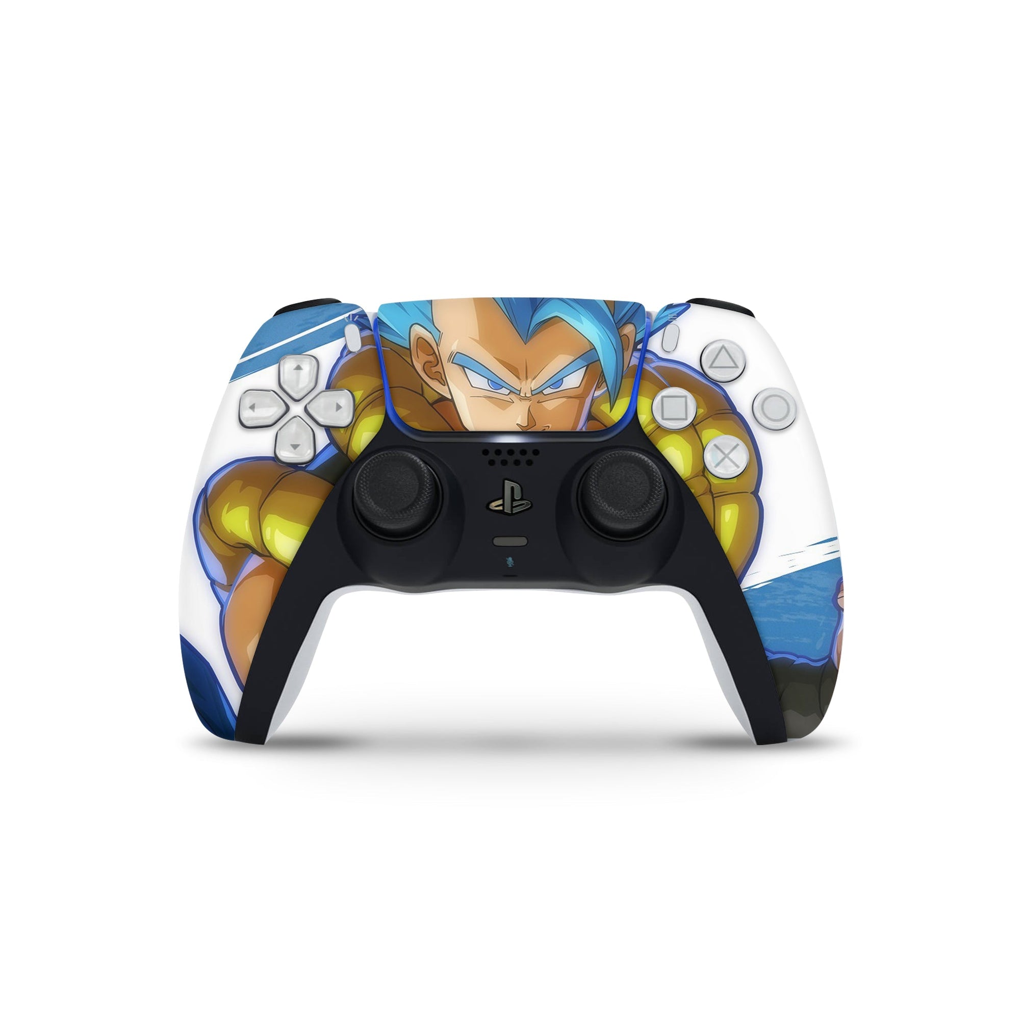 A video game skin featuring a Fusion Warrior design for the PS5 Controller.