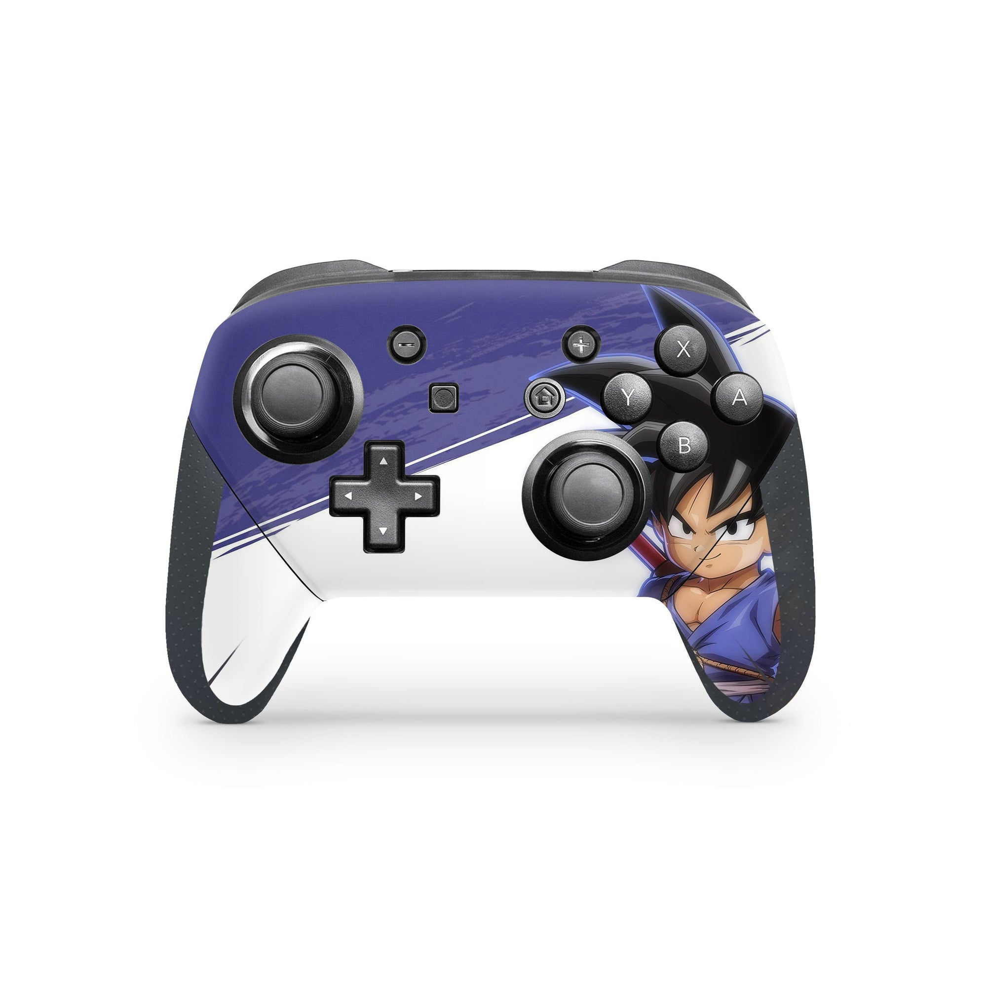 A video game skin featuring a Primordial Prodigy Warrior 1 design for the Nintendo Switch Pro Controller.