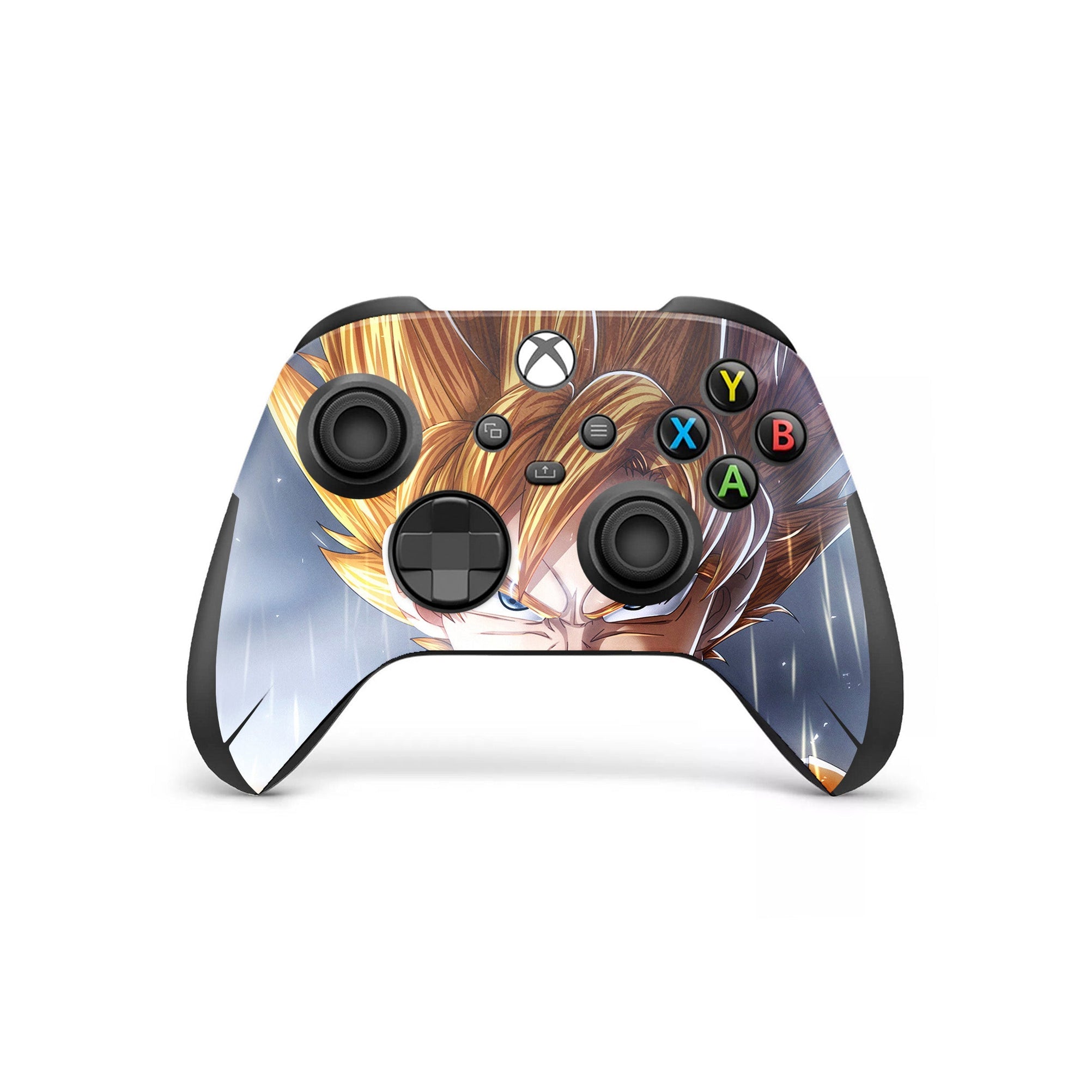 A video game skin featuring a Super Primordial Legend design for the Xbox Series X Controller.