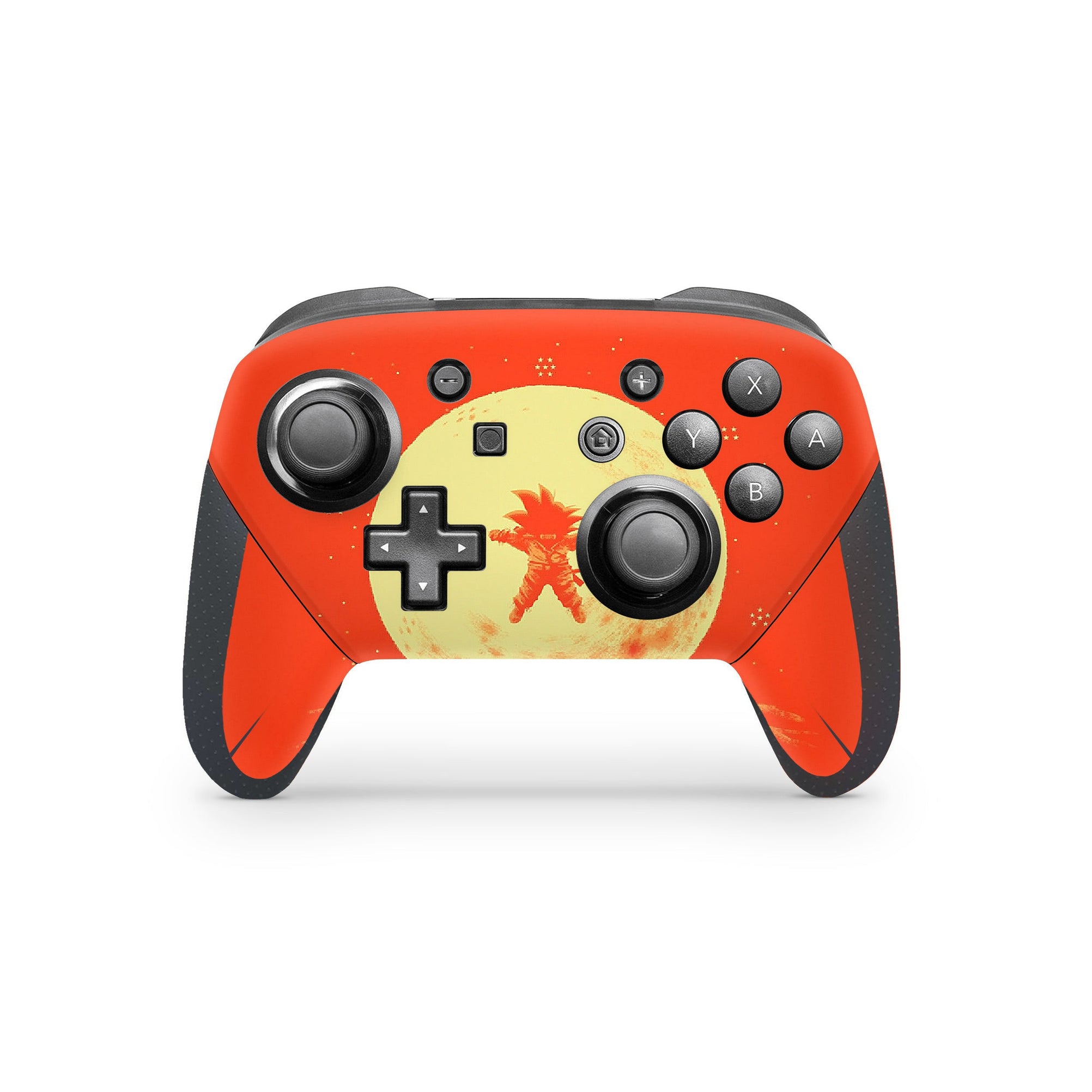 A video game skin featuring a Primordial Prodigy Warrior 2 design for the Nintendo Switch Pro Controller.