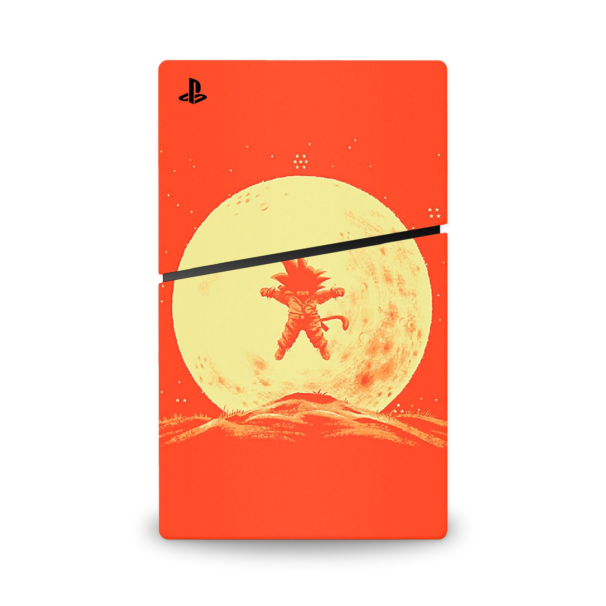 A video game skin featuring a Primordial Prodigy Warrior 2 design for the PS5 Slim.