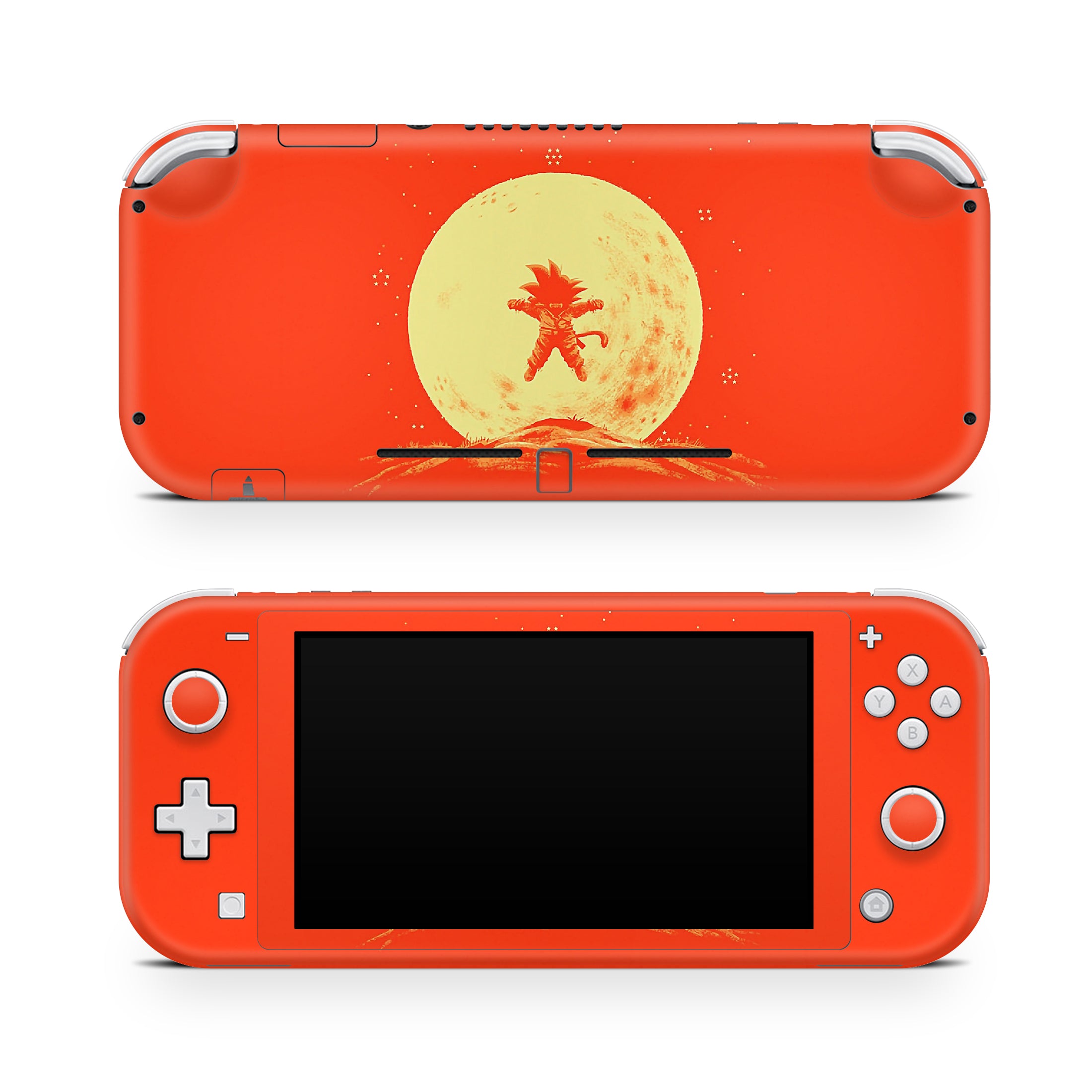 A video game skin featuring a Primordial Prodigy Warrior 2 design for the Nintendo Switch Lite.