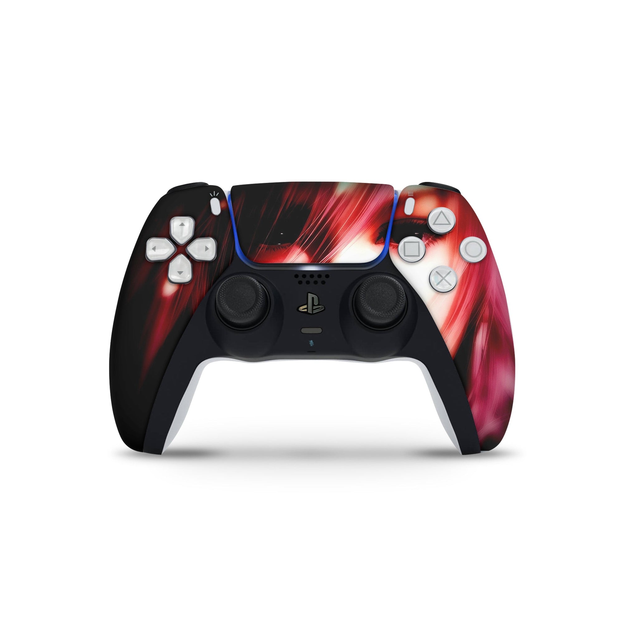 A video game skin featuring a Lightning Striker design for the PS5 Controller.