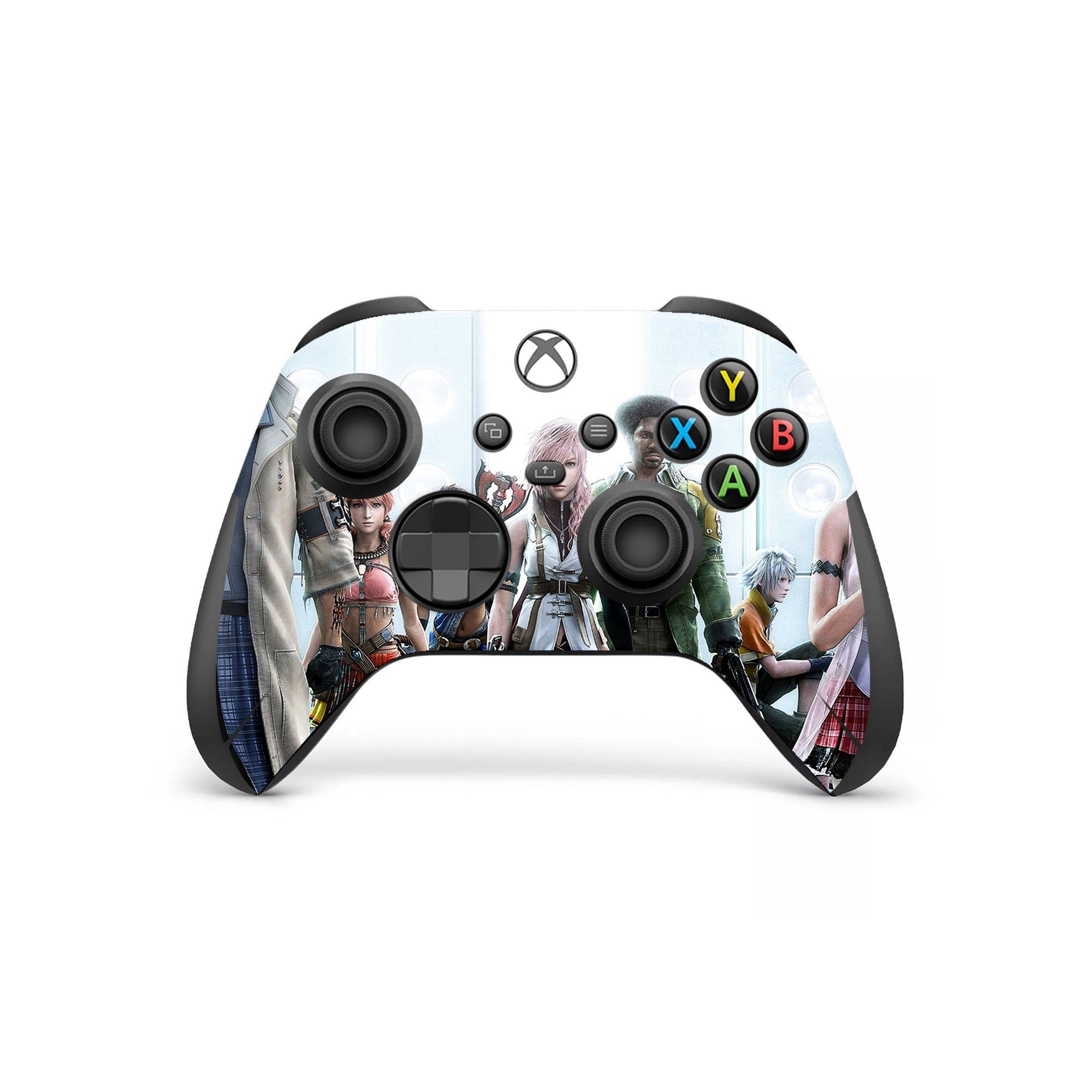 A video game skin featuring a Guardian Corps Squad design for the Xbox Series X Controller.