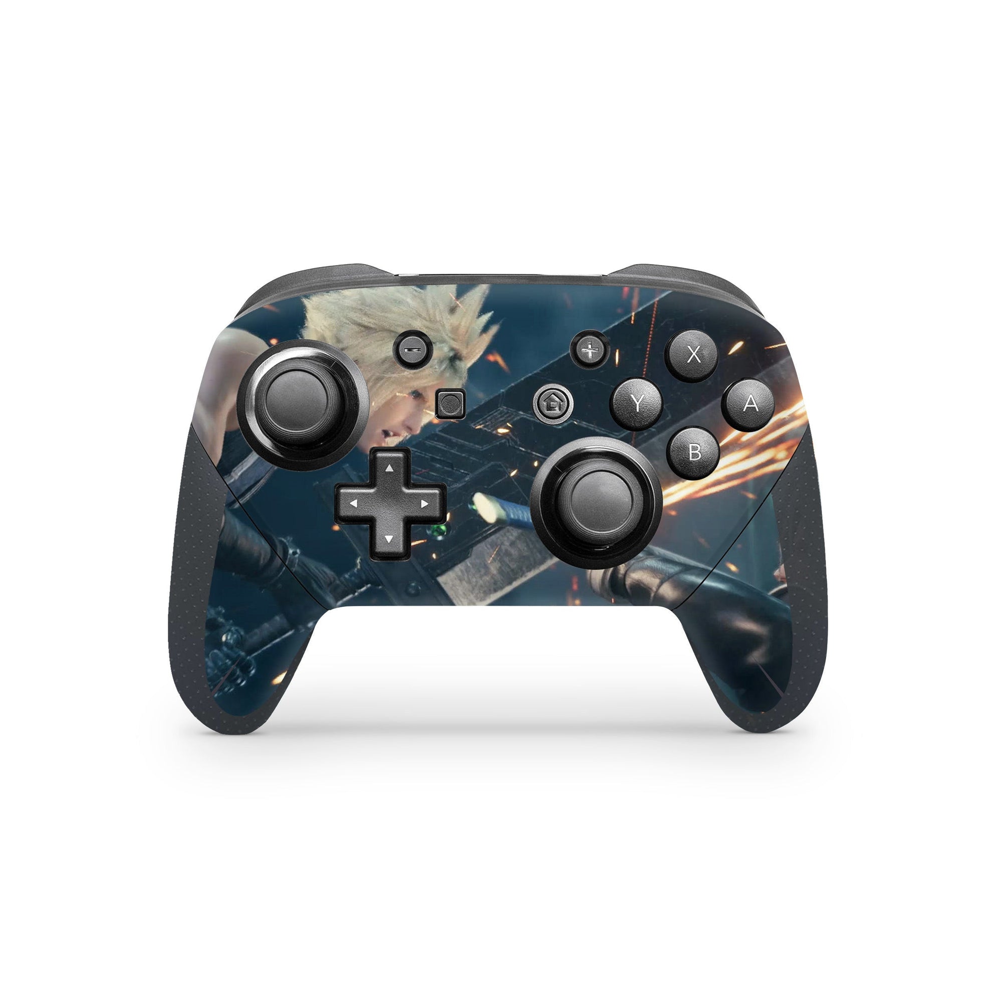 A video game skin featuring a Eternal Duel design for the Nintendo Switch Pro Controller.