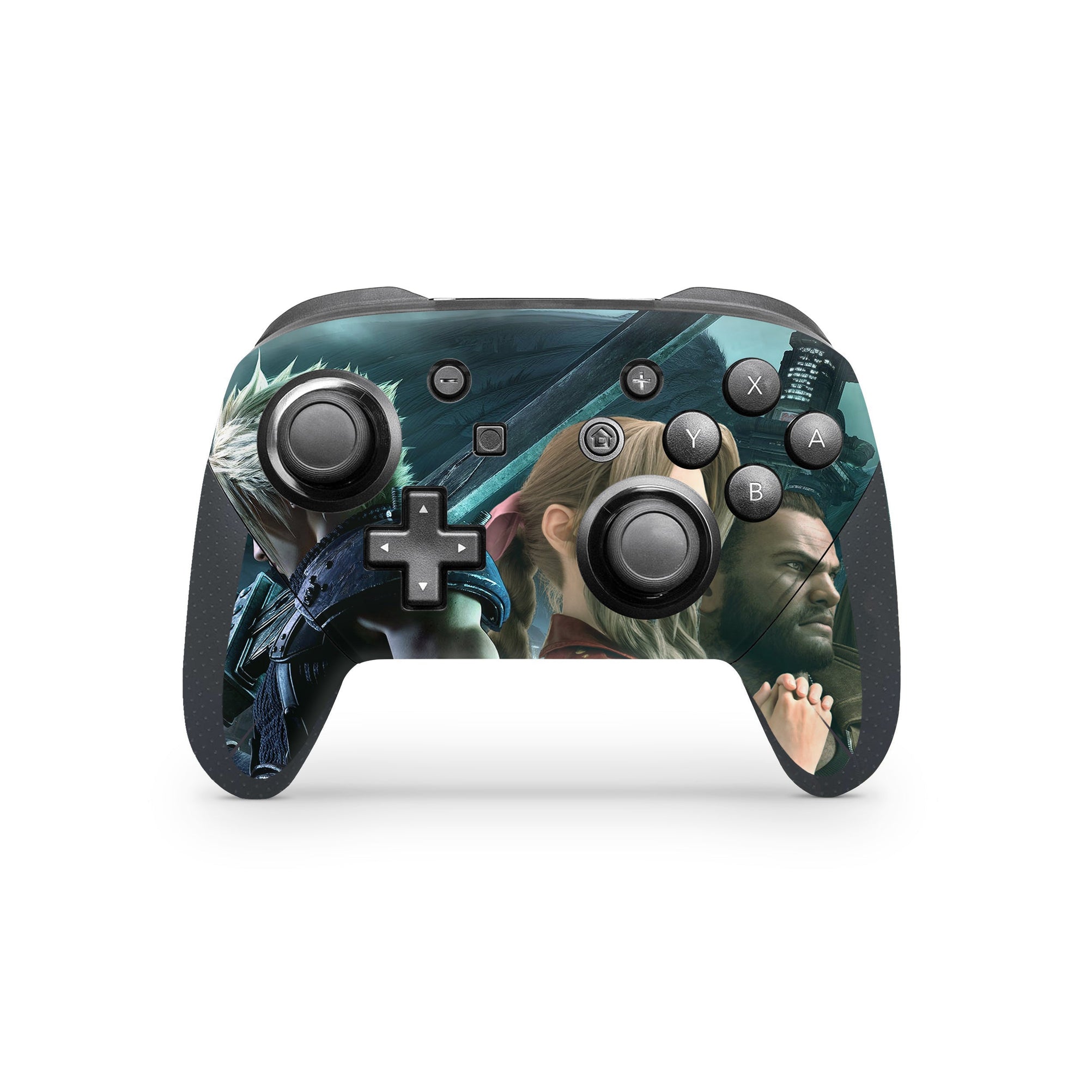 A video game skin featuring a Avalanche Crew design for the Nintendo Switch Pro Controller.