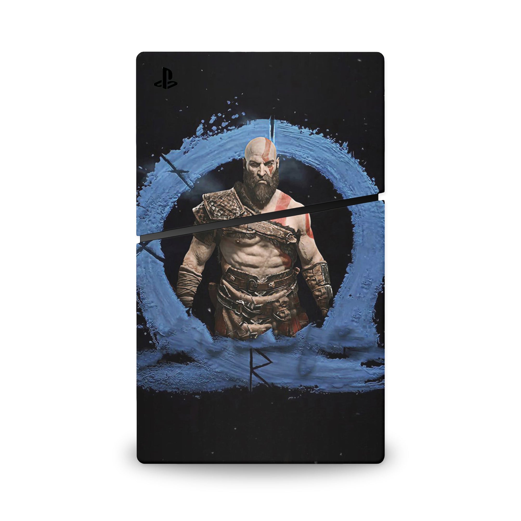 A video game skin featuring a Spartan Legend 5 design for the PS5 Slim.