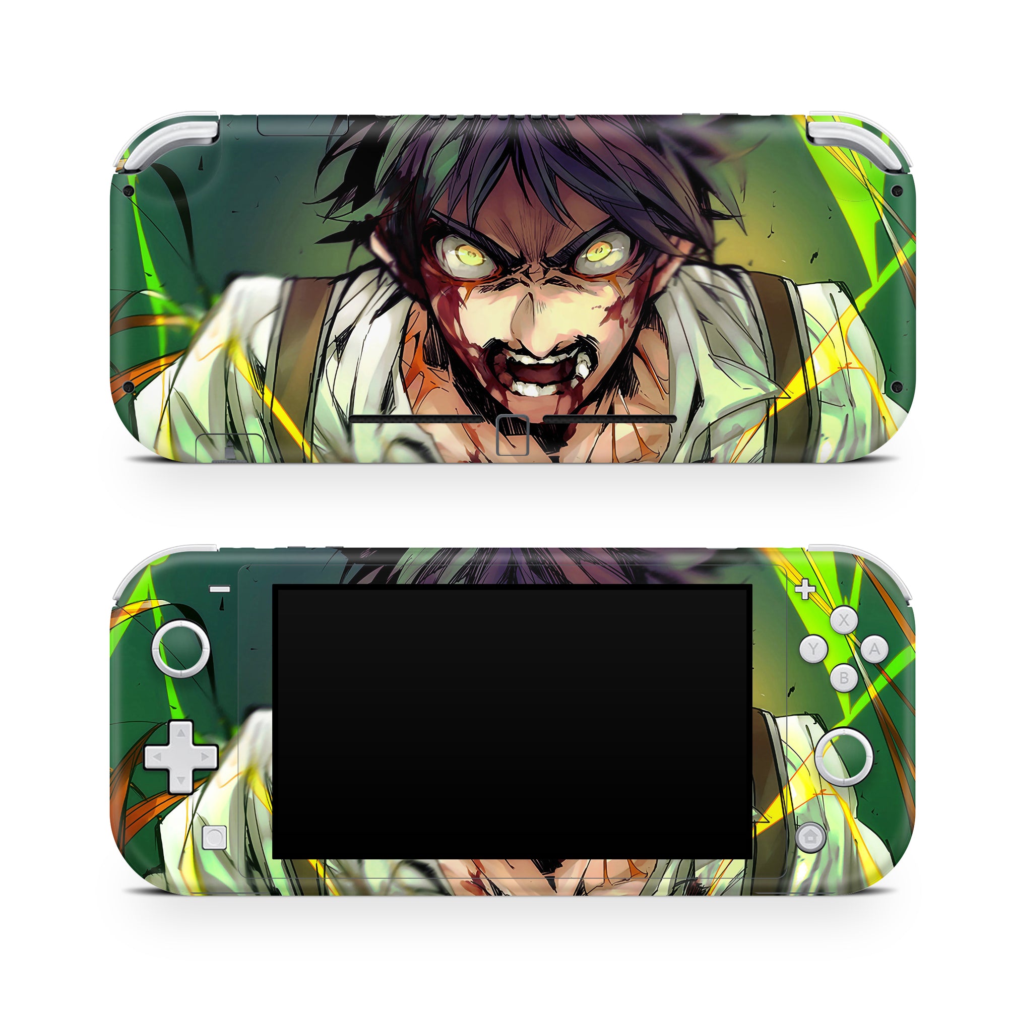 A video game skin featuring a Titan Slayer 1 design for the Nintendo Switch Lite.