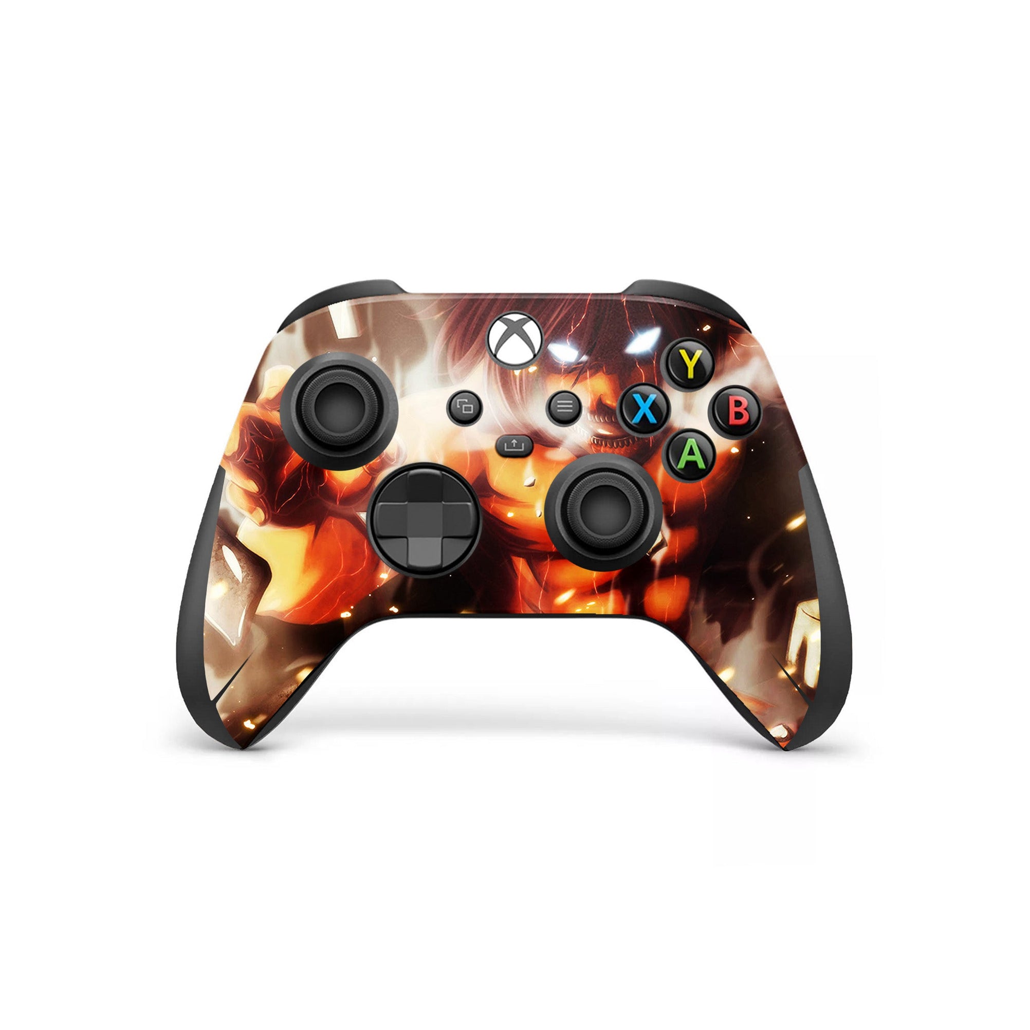 A video game skin featuring a Titan Slayer 2 design for the Xbox Series Wireless Controller.