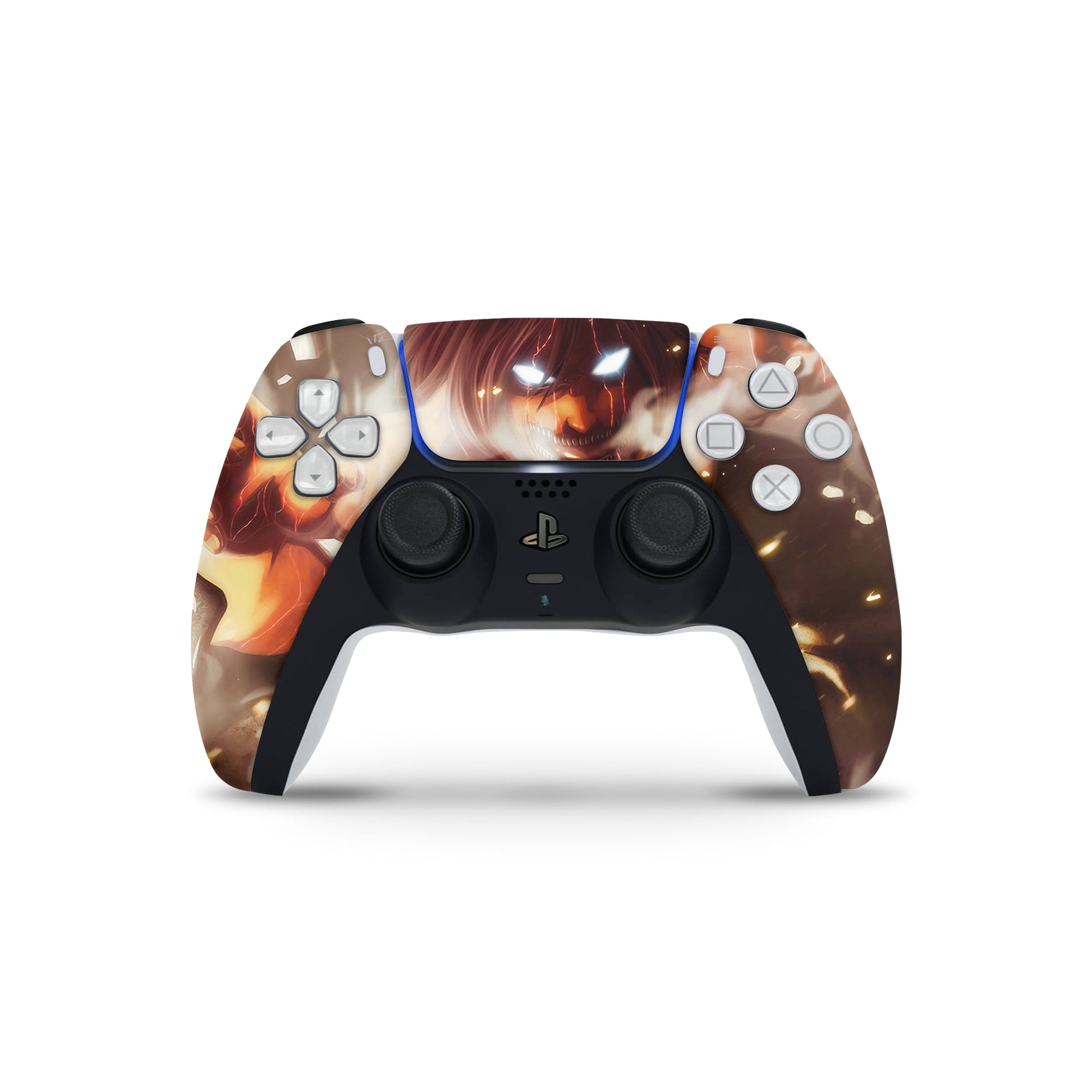 A video game skin featuring a Titan Slayer 2 design for the PS5 Controller.