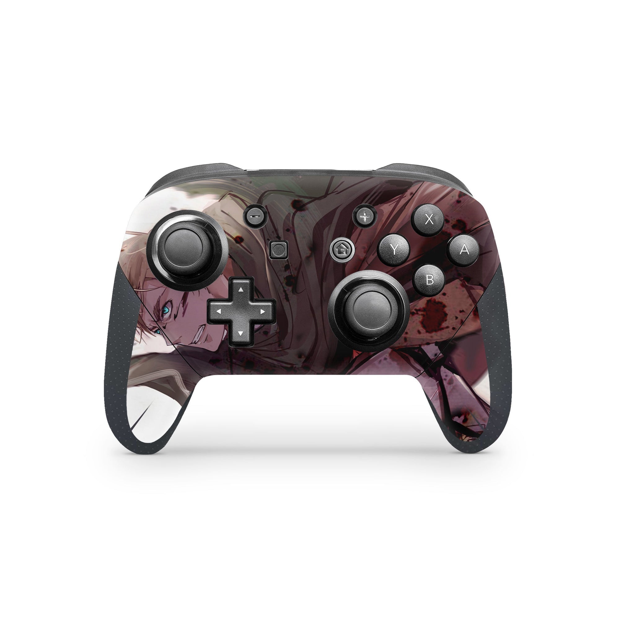 A video game skin featuring a Commander of the Scouts 2 design for the Nintendo Switch Pro Controller.