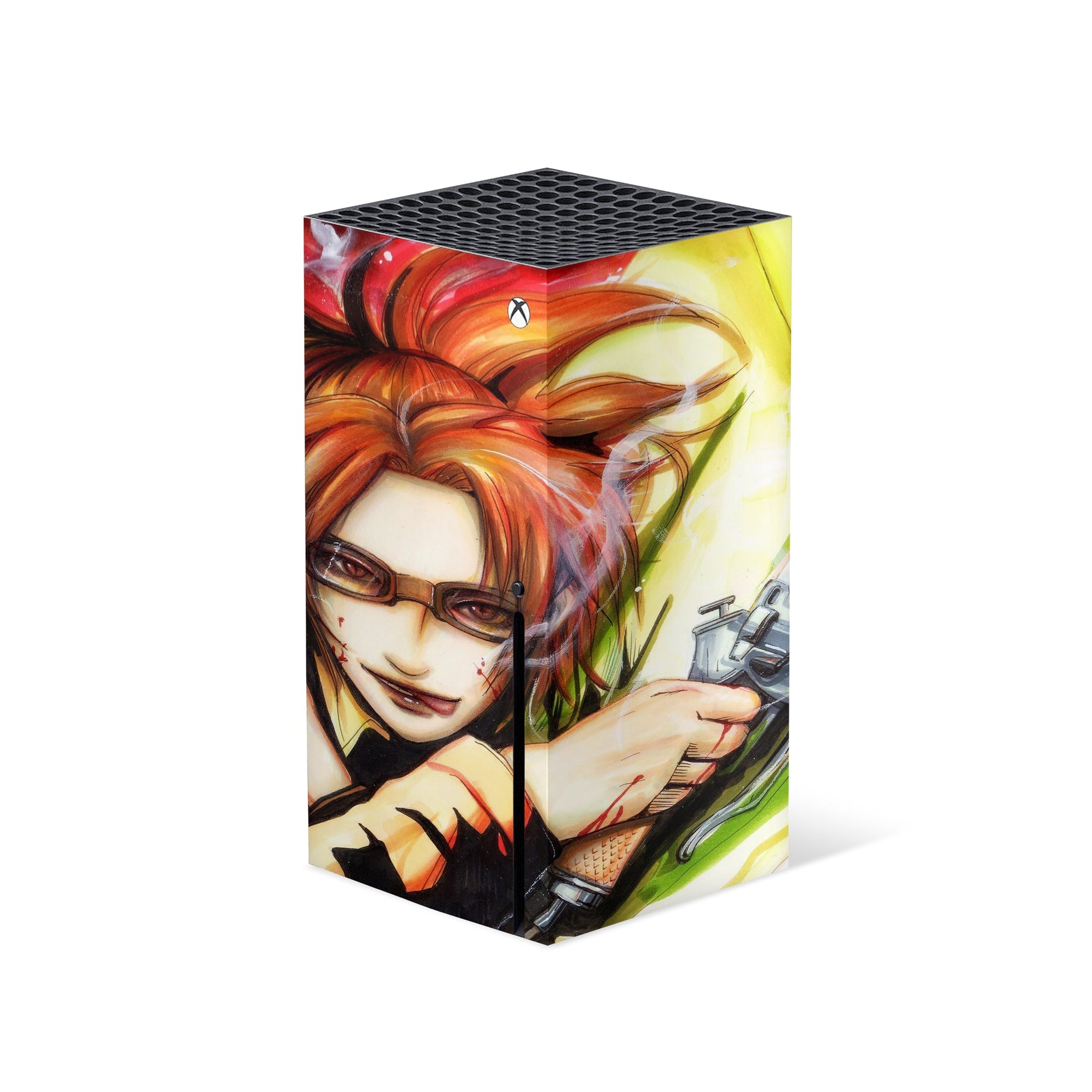 A video game skin featuring a Titan Enthusiast 1 design for the Xbox Series X.