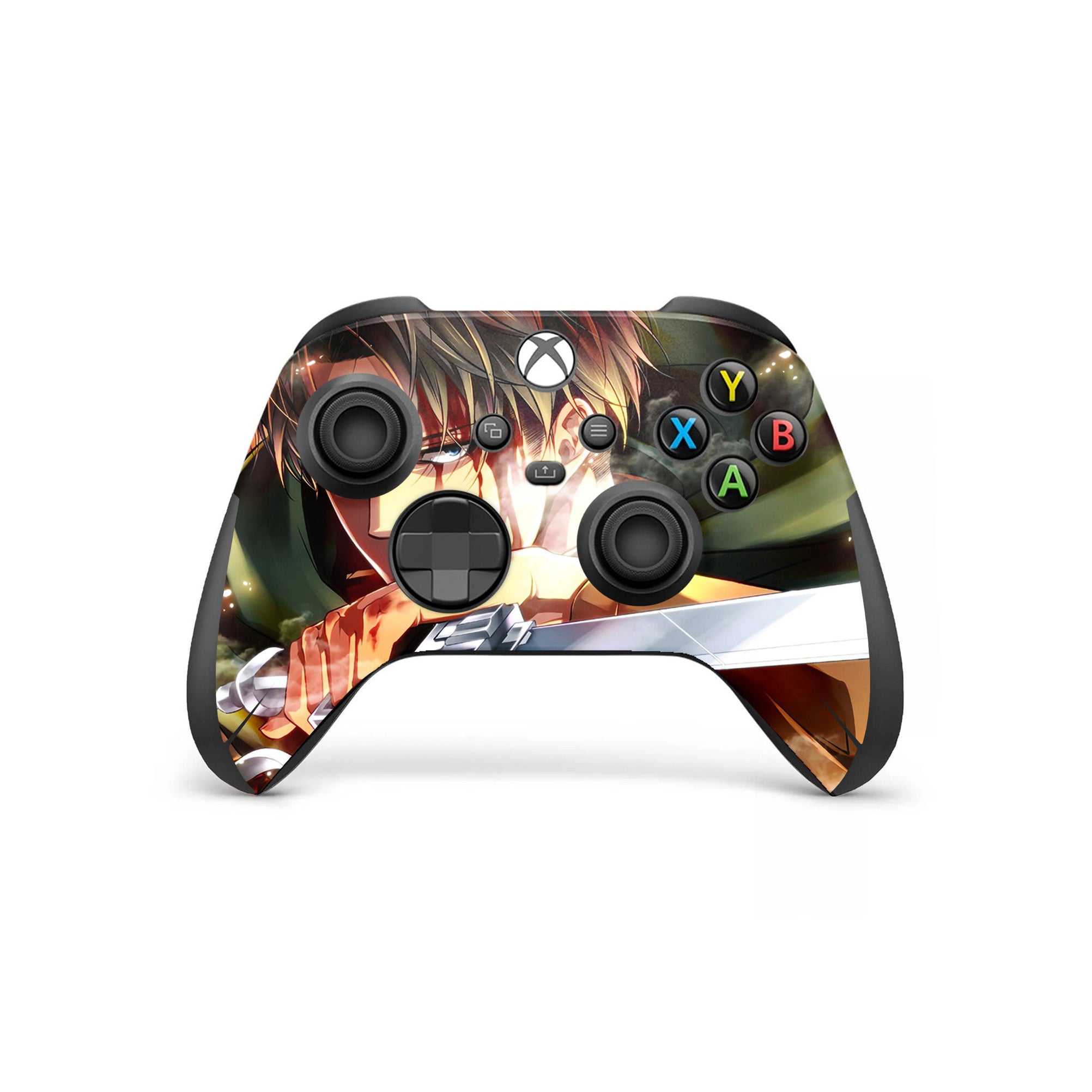 A video game skin featuring a Humanity's Strongest 1 design for the Xbox Series Wireless Controller.