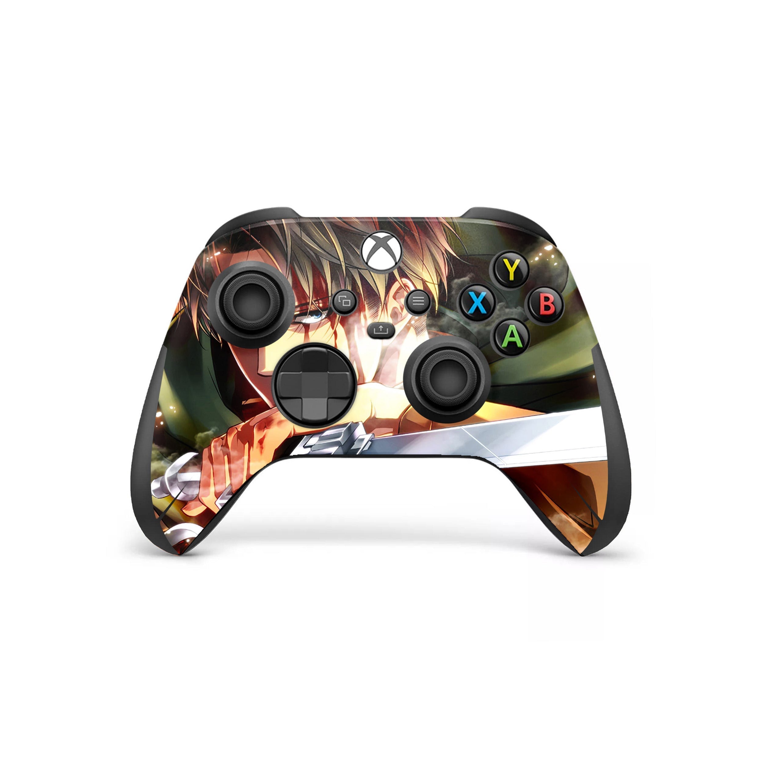 A video game skin featuring a Humanity's Strongest 1 design for the Xbox Series X Controller.