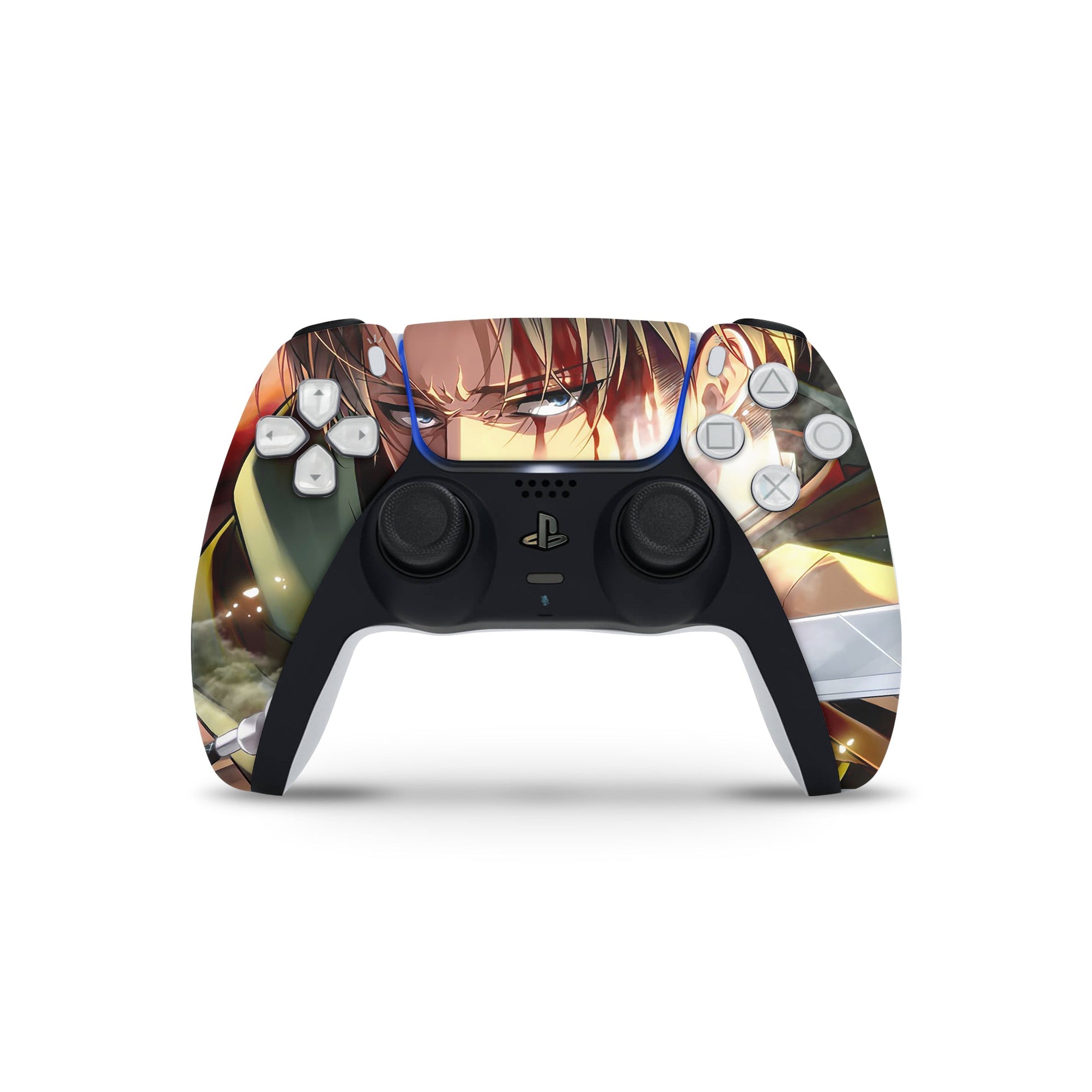 A video game skin featuring a Humanity's Strongest 1 design for the PS5 Controller.